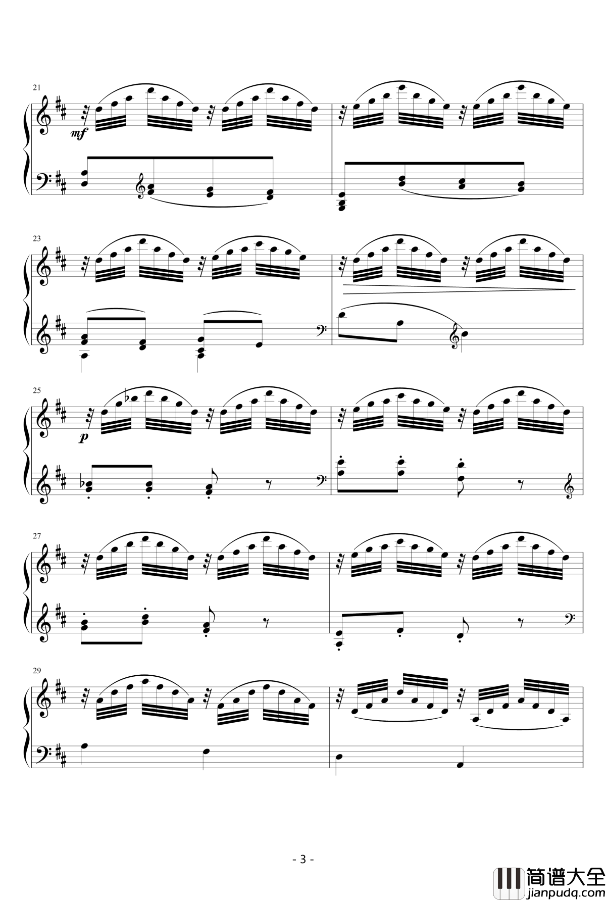 春天的阵雨钢琴谱_知道45__y