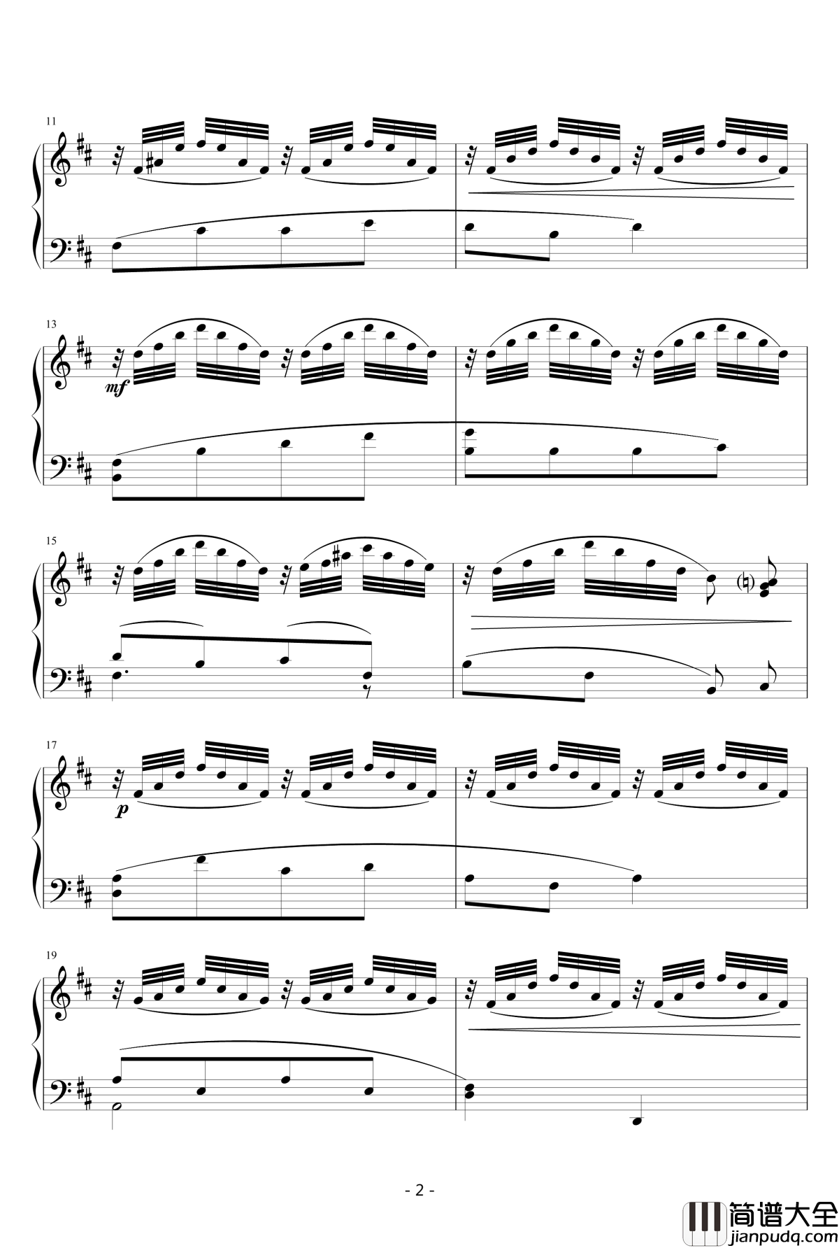 春天的阵雨钢琴谱_知道45__y