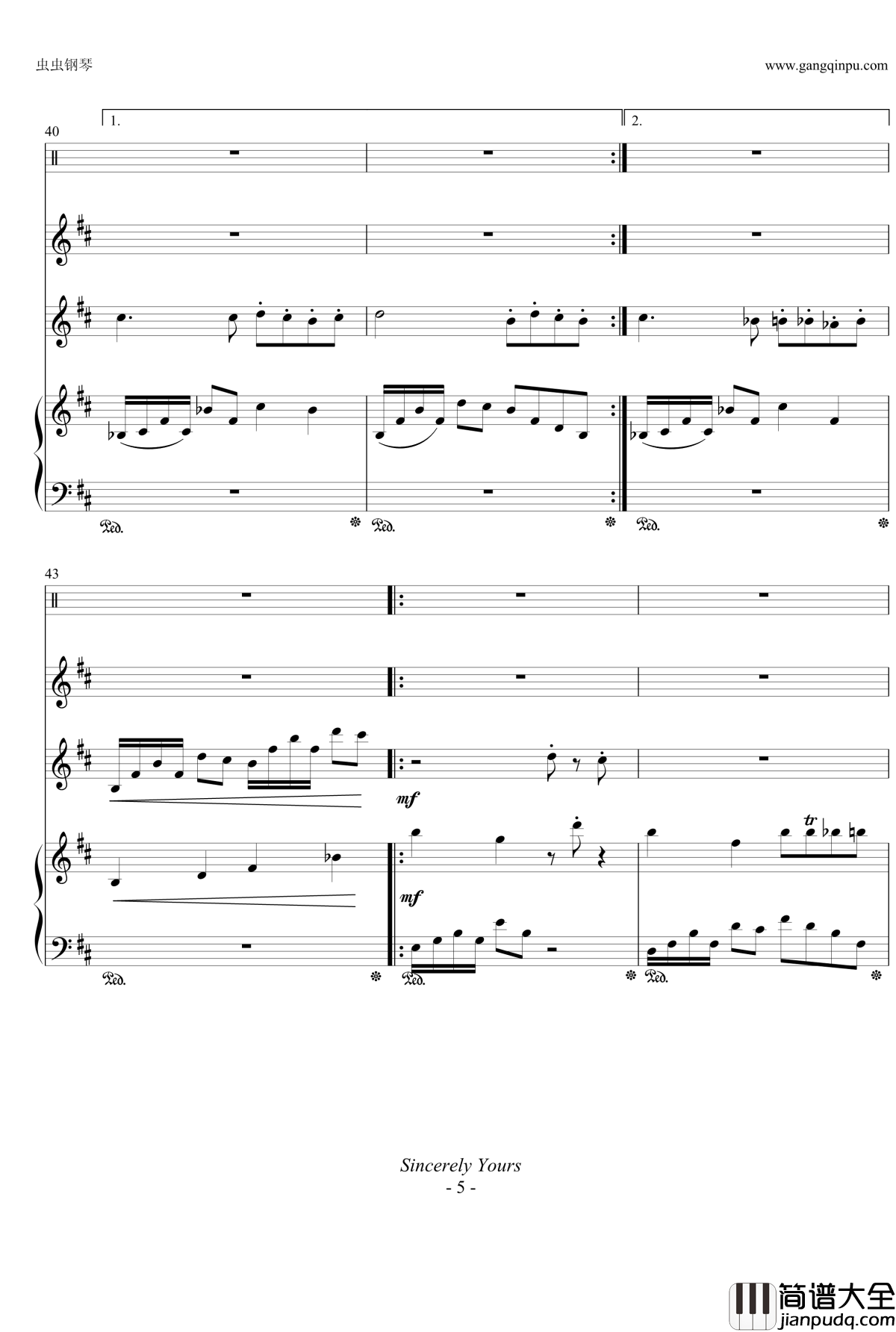 黑猫的探戈钢琴谱_变奏曲_黑猫的探戈