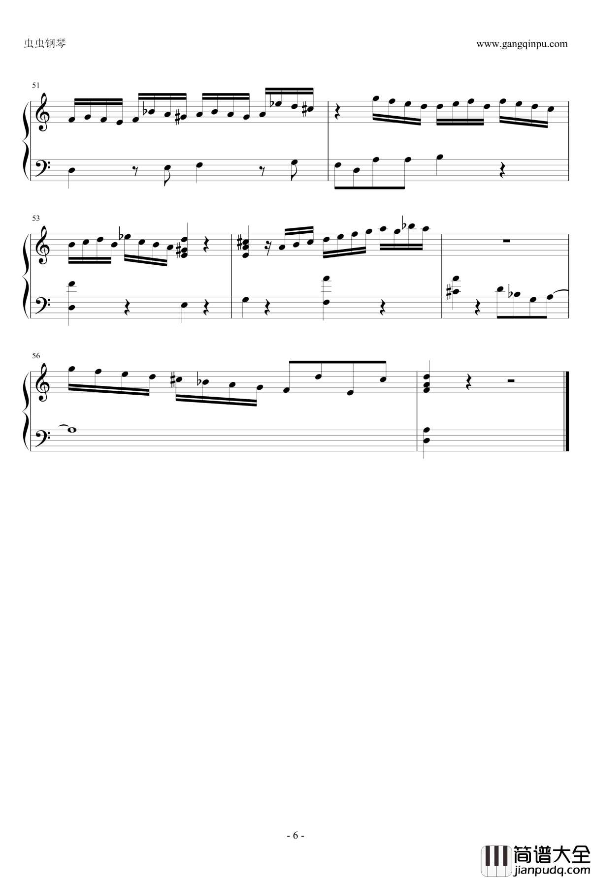 suite_de_Bach钢琴谱_J.S.巴赫