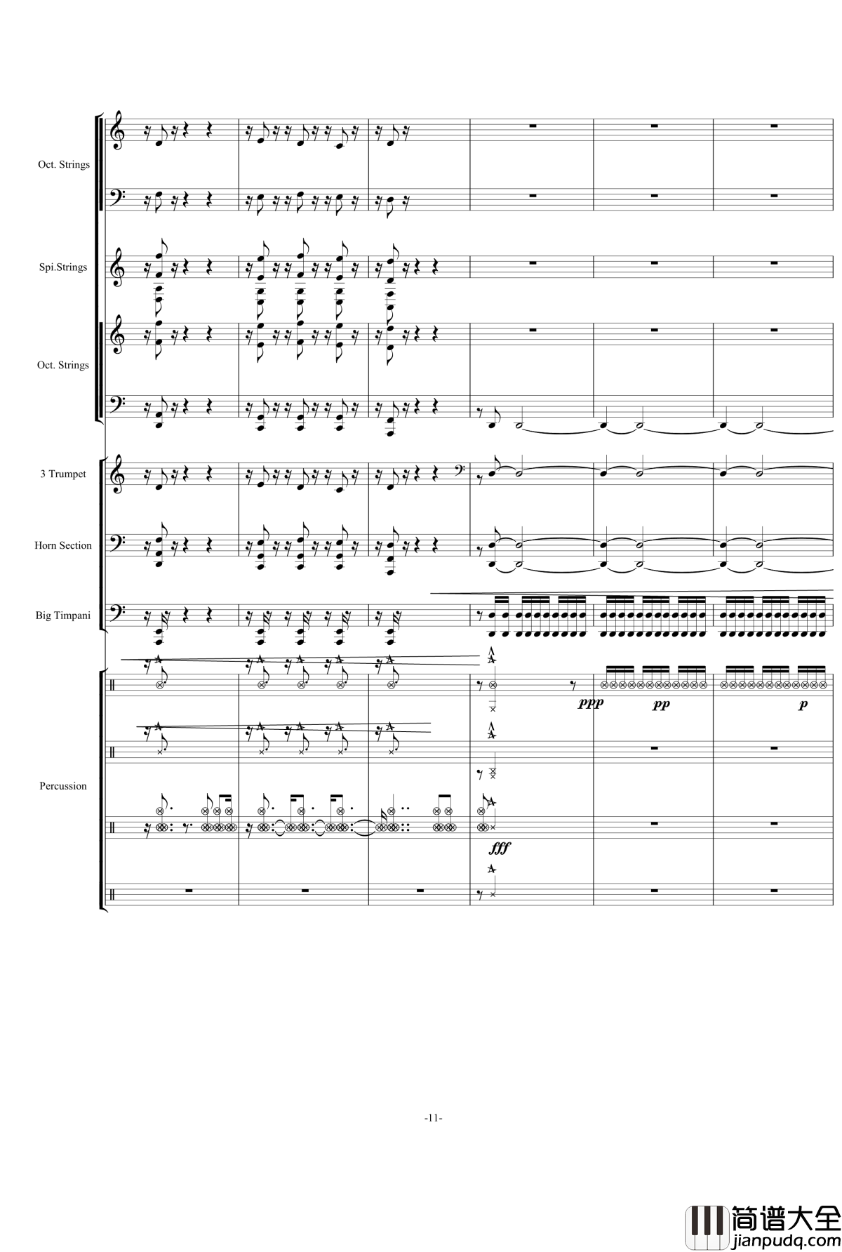 He‘s_A_Parite钢琴谱_完美震撼总谱_加勒比海盗