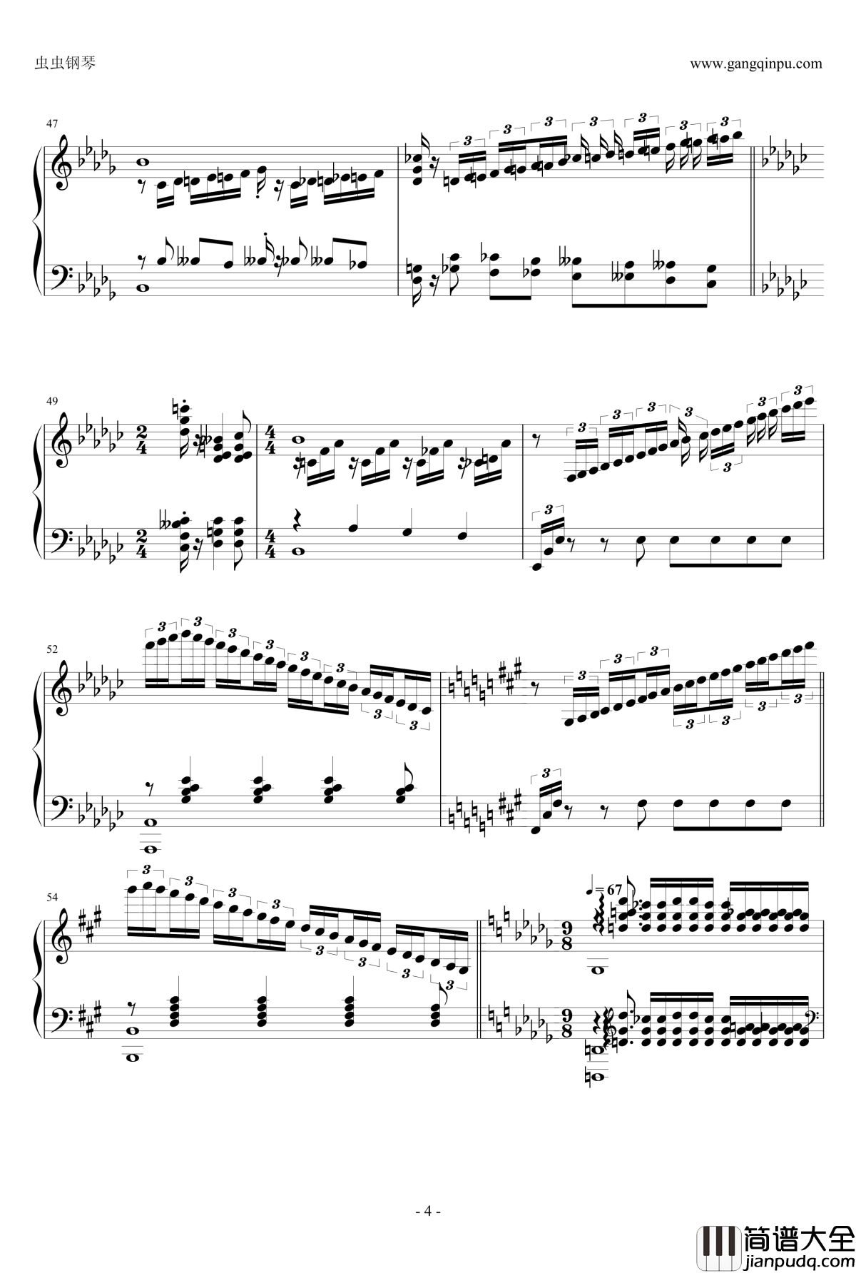 Silence钢琴谱_久石让