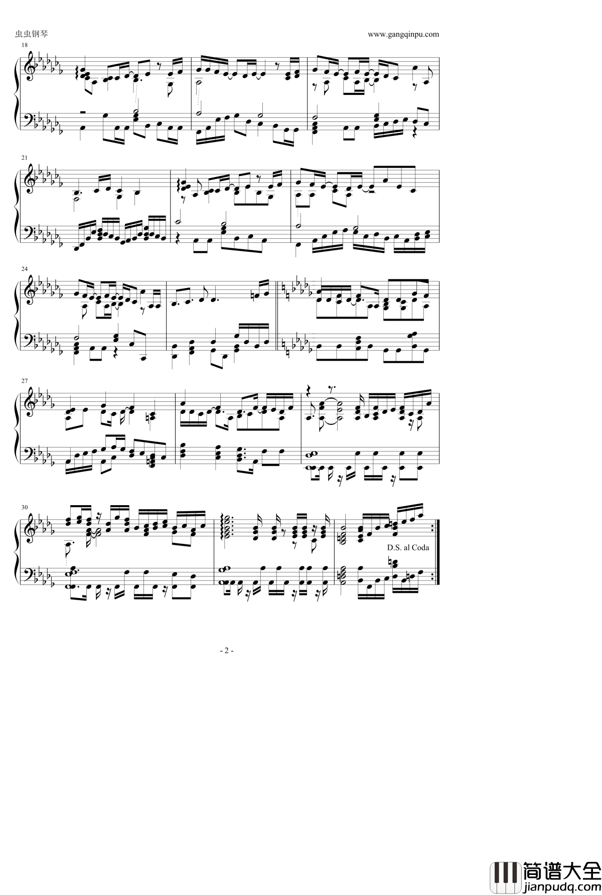 深藍钢琴谱_Piano_Ver._RURUTIA