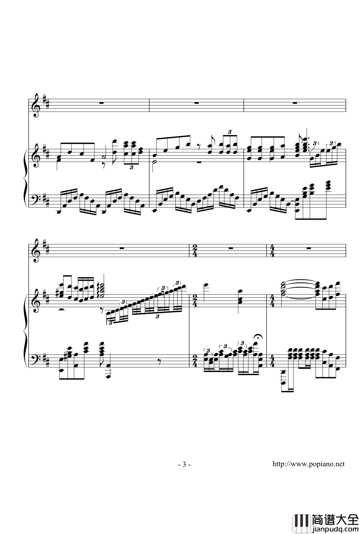 百年希望钢琴谱_周文军