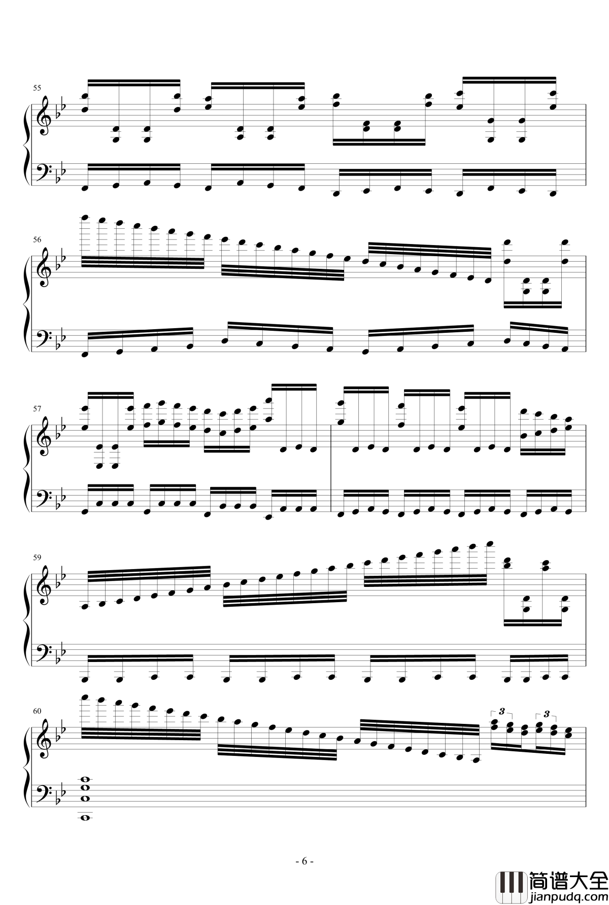 第一号随想曲钢琴谱_杜库伯爵