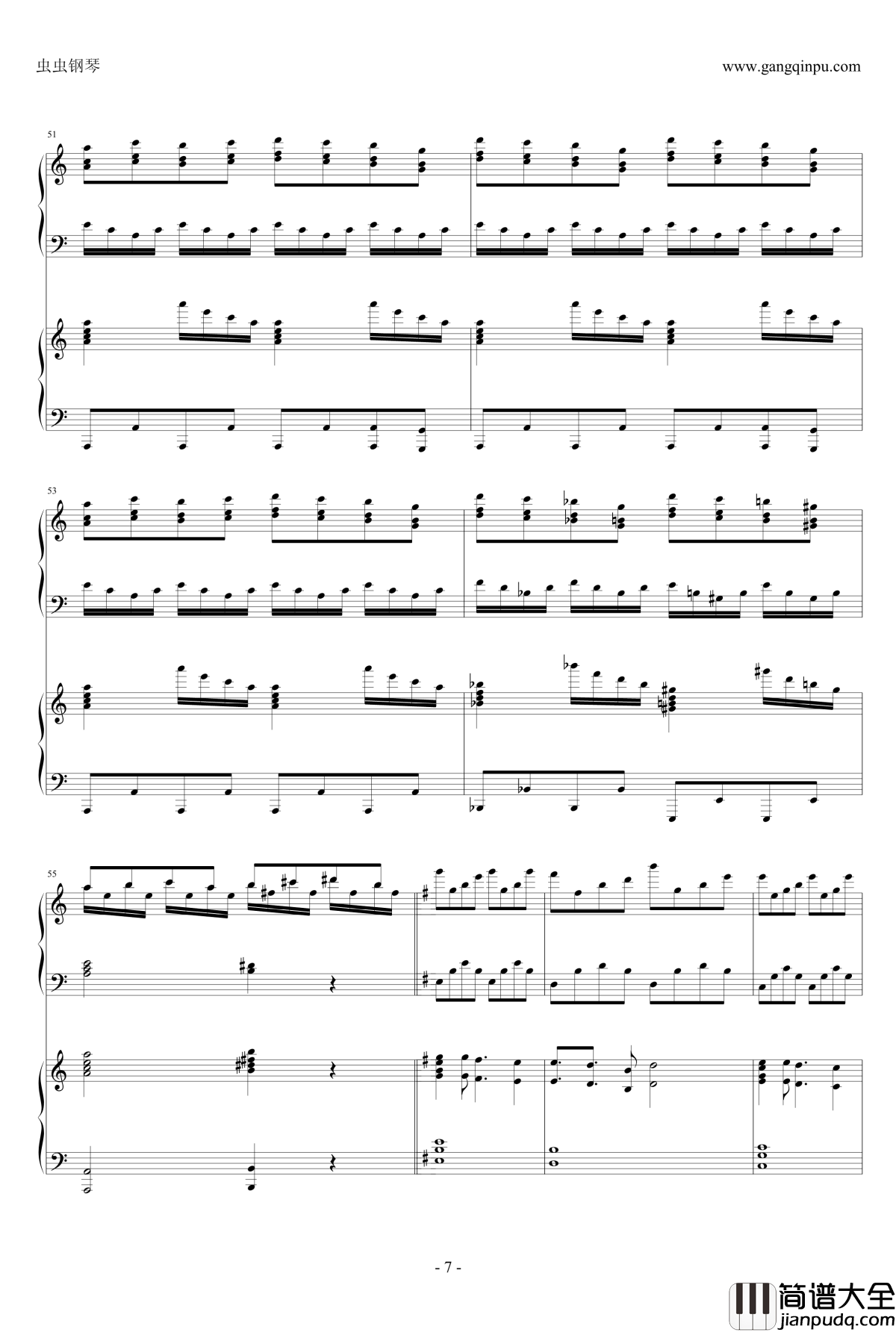 自由の翼钢琴谱_雙鋼琴版_by_Animenz&Tehishter_進擊の巨人_Revo