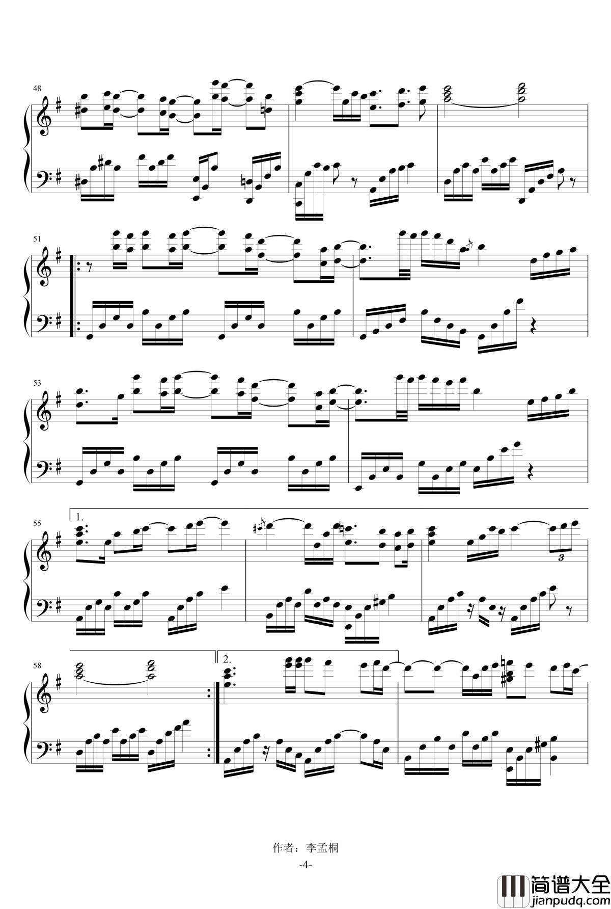 What_Makes_You_Beautiful钢琴谱_Ku.Klux.Klan