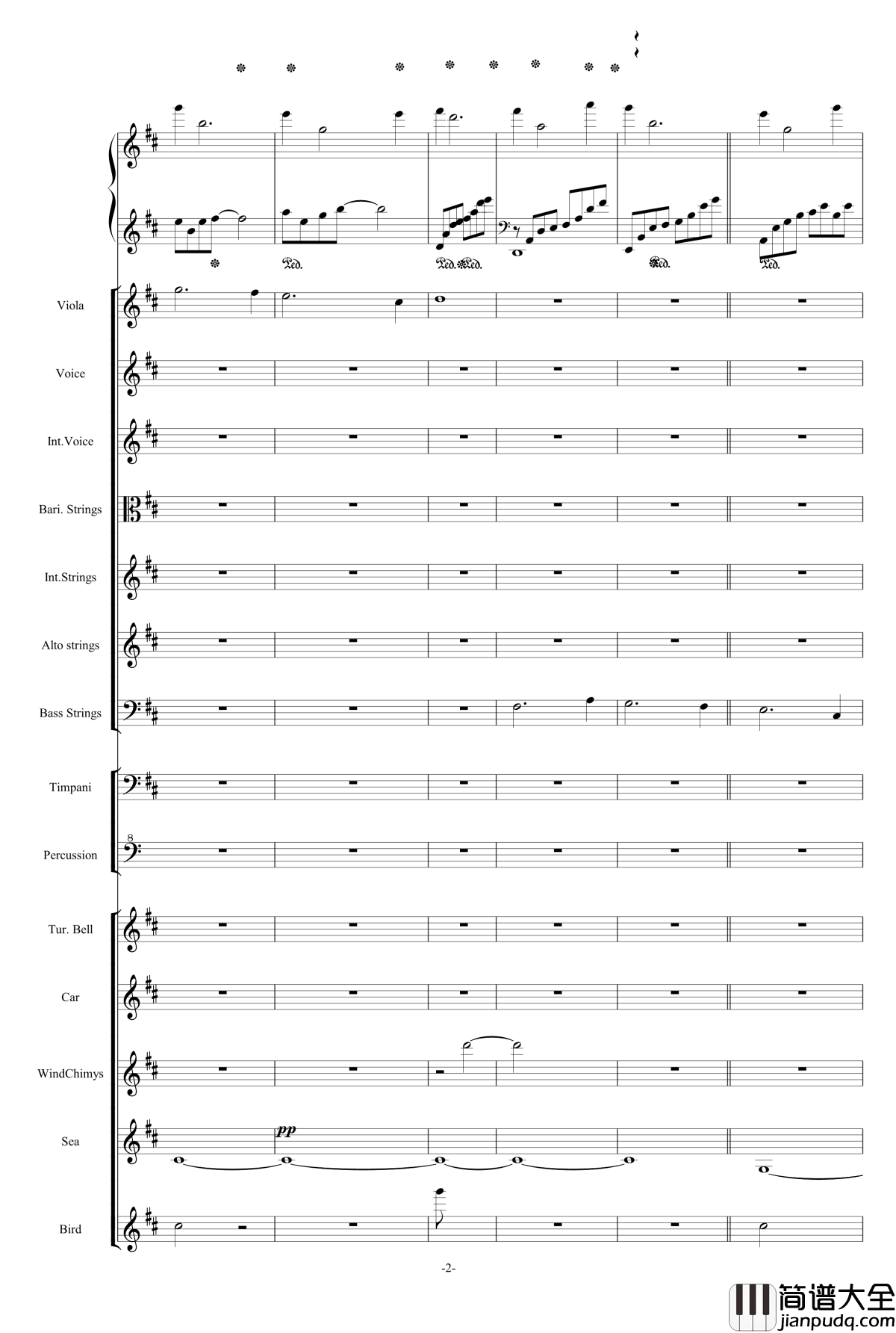 The_Only_King钢琴谱_修改震撼版_快乐小陆鹿