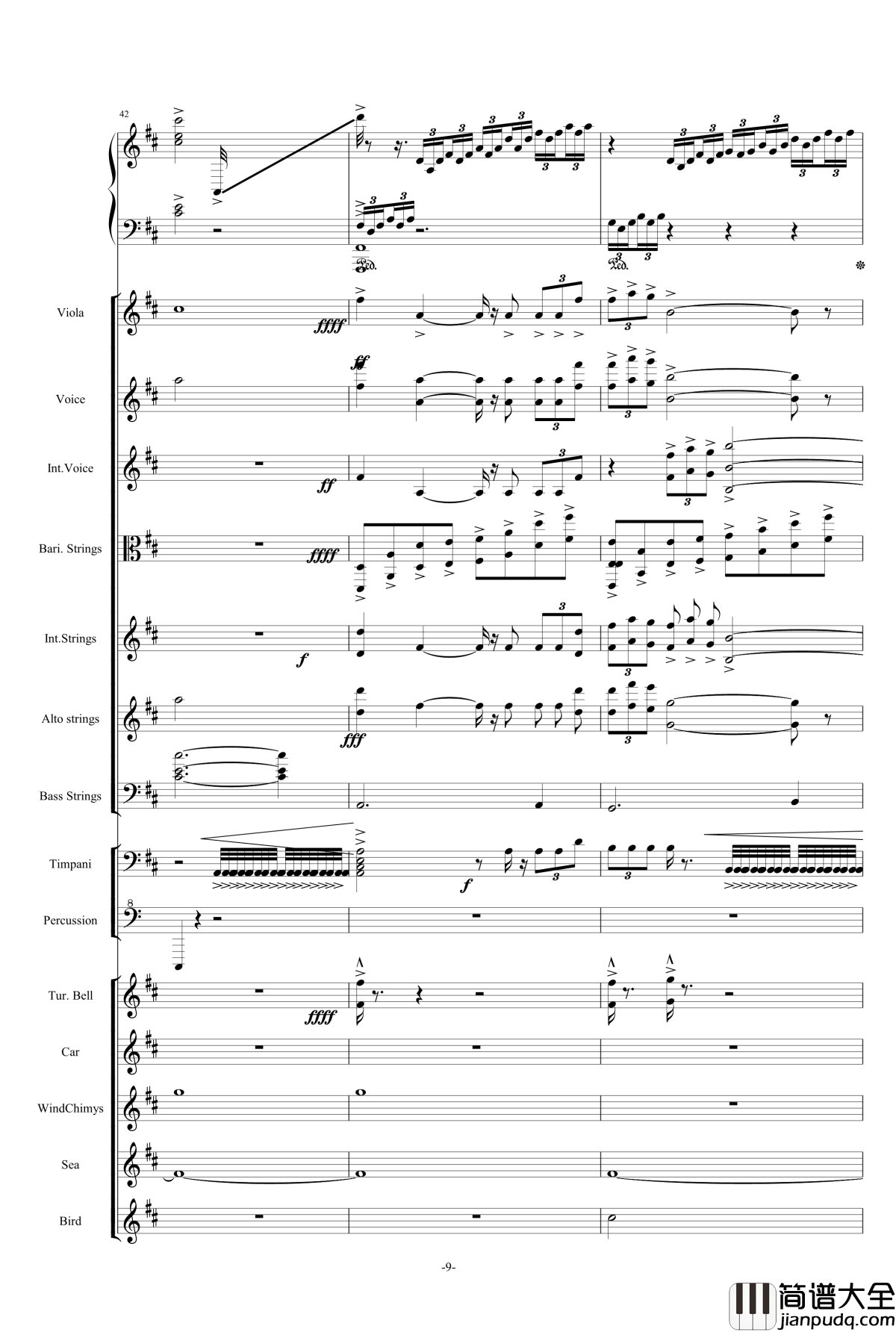 The_Only_King钢琴谱_修改震撼版_快乐小陆鹿