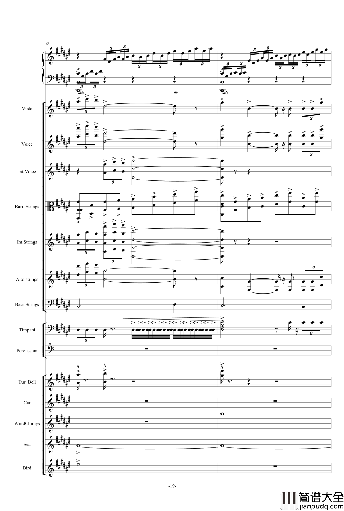 The_Only_King钢琴谱_修改震撼版_快乐小陆鹿