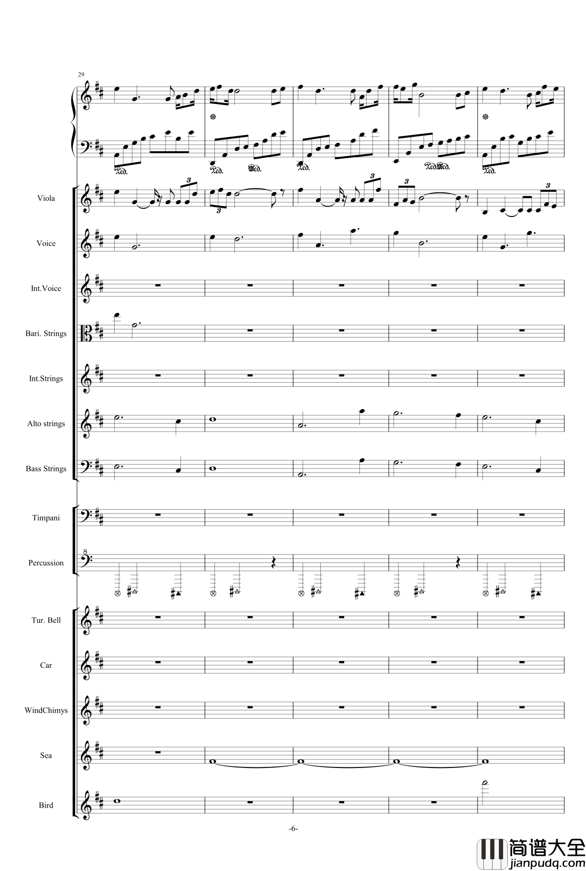 The_Only_King钢琴谱_修改震撼版_快乐小陆鹿