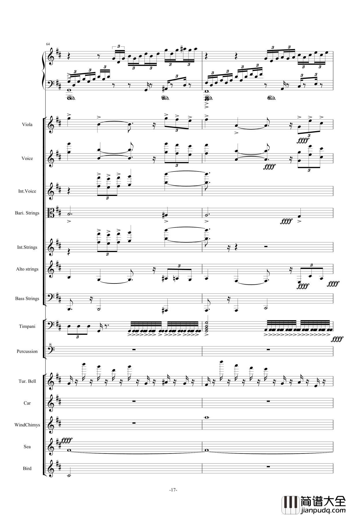 The_Only_King钢琴谱_修改震撼版_快乐小陆鹿