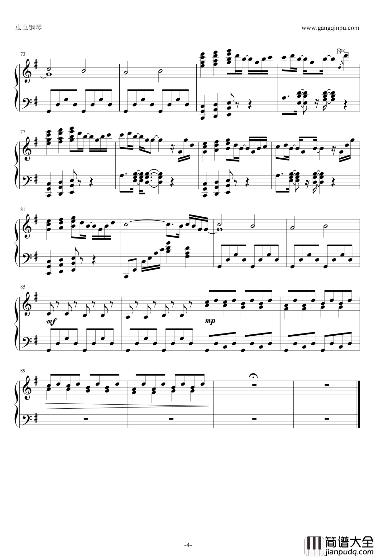 A.I.钢琴谱_初音未来