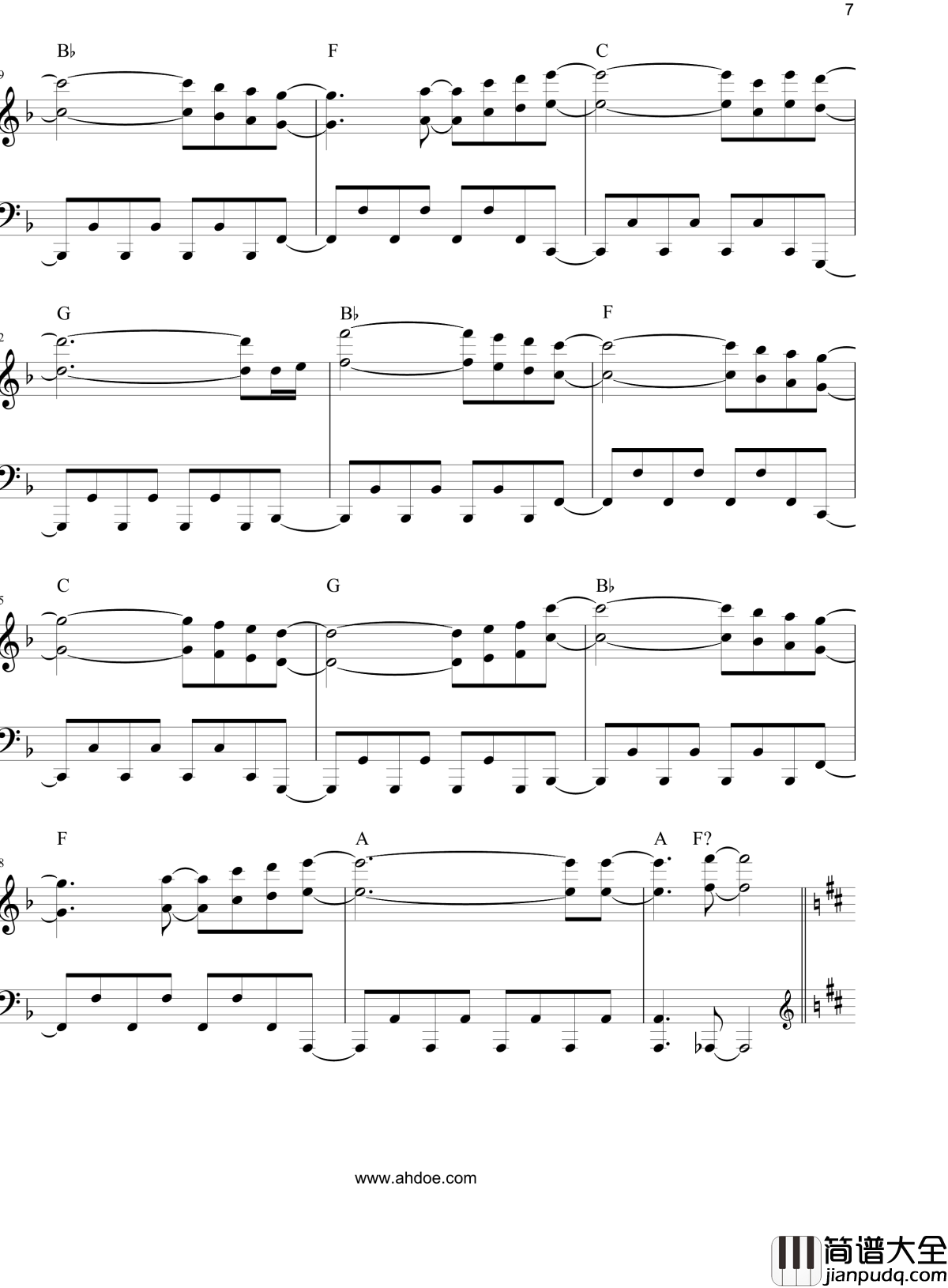 Ikemen_Boogie钢琴谱_花樣少男少女