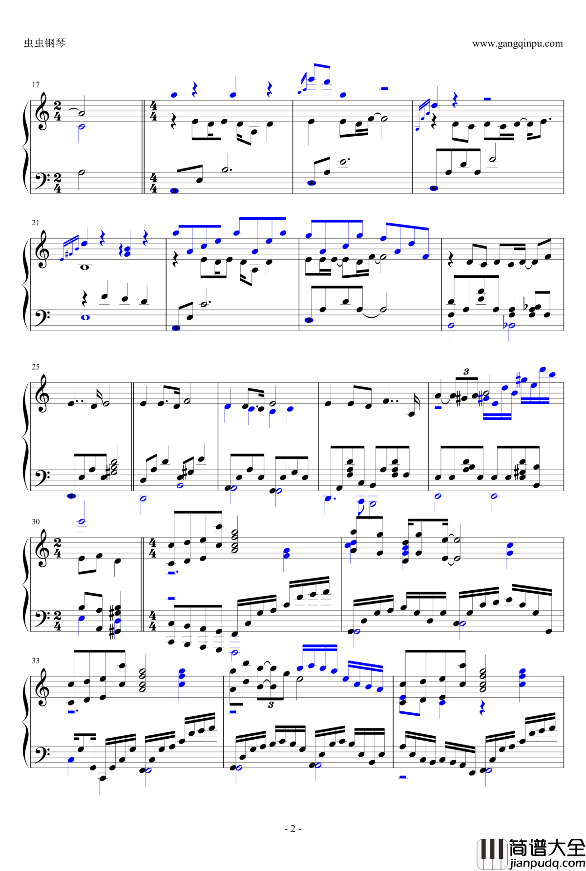 画情钢琴谱_姚贝娜