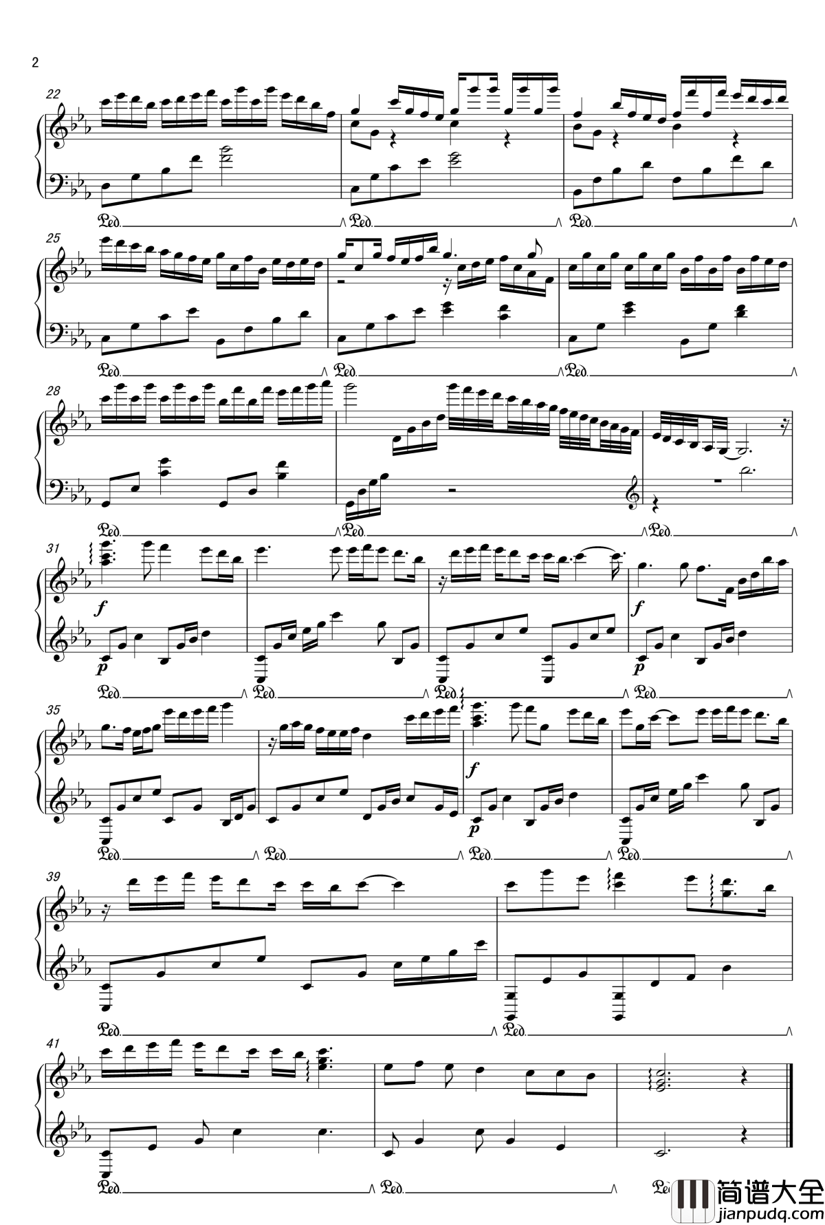 雪舞钢琴谱_谢寒