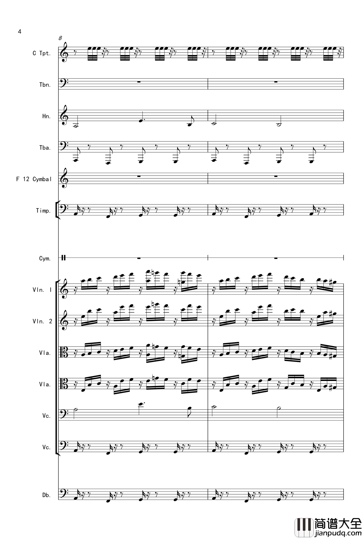 进击钢琴谱_FangDong