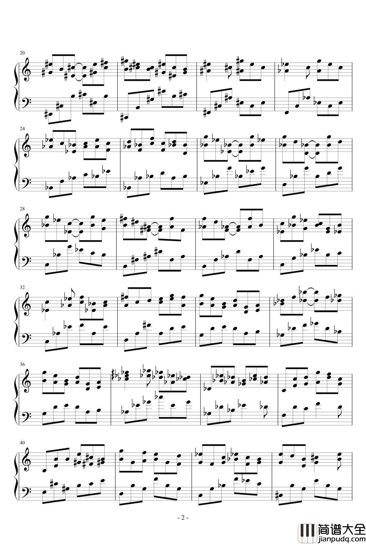 印象随笔之水波幻影钢琴谱_水波