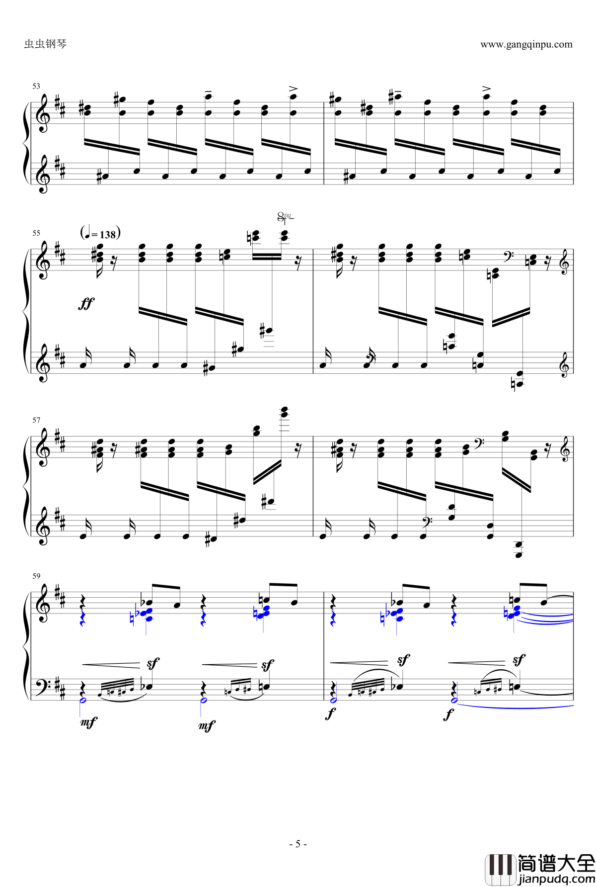 猫和老鼠钢琴谱