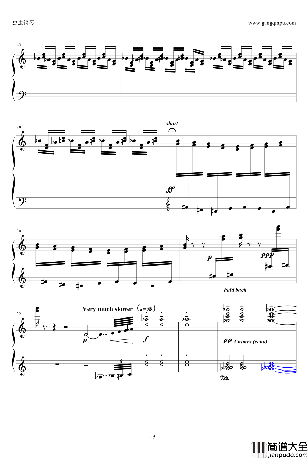 猫和老鼠钢琴谱