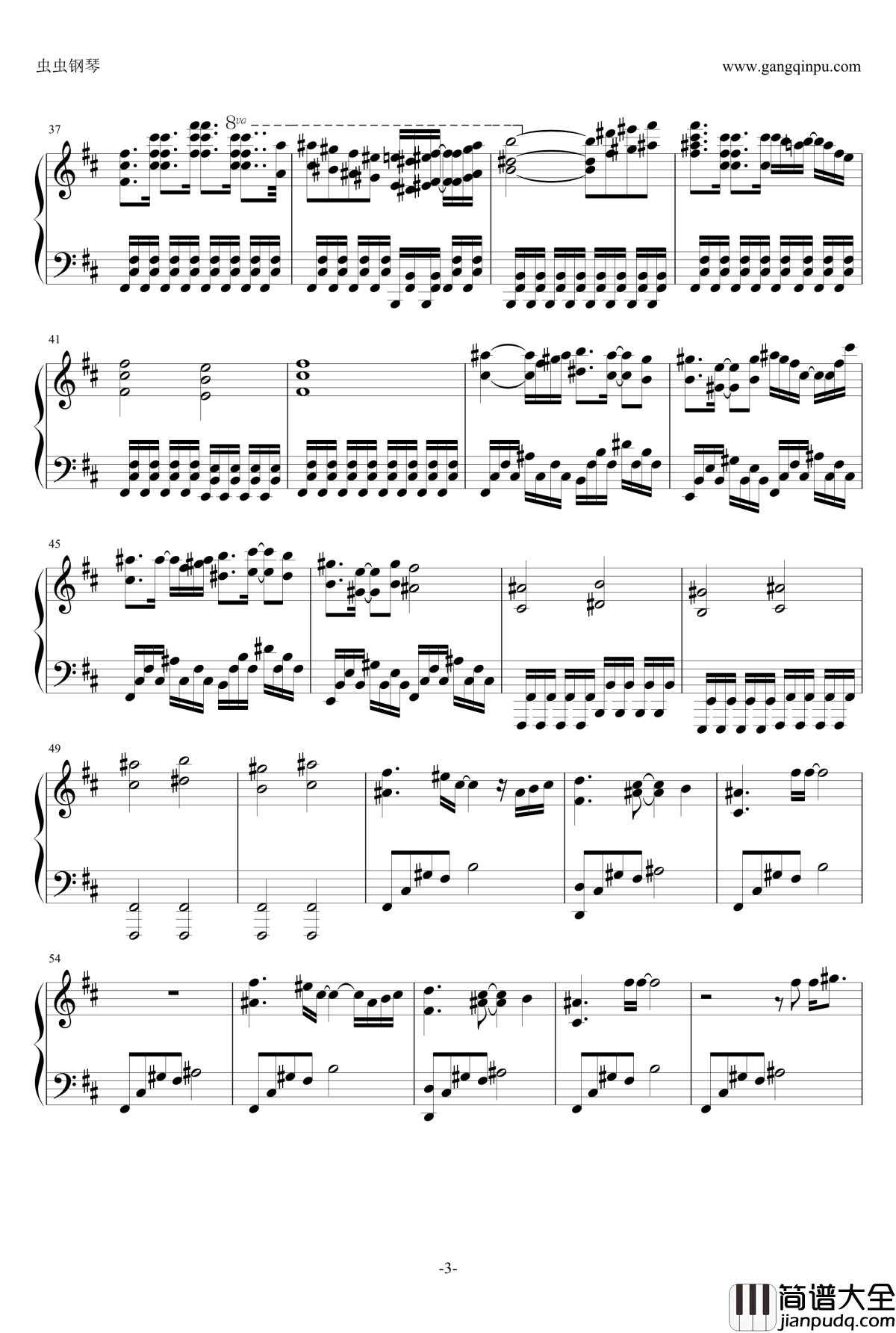 分裂破壊钢琴谱_初音ミクの_初音未来