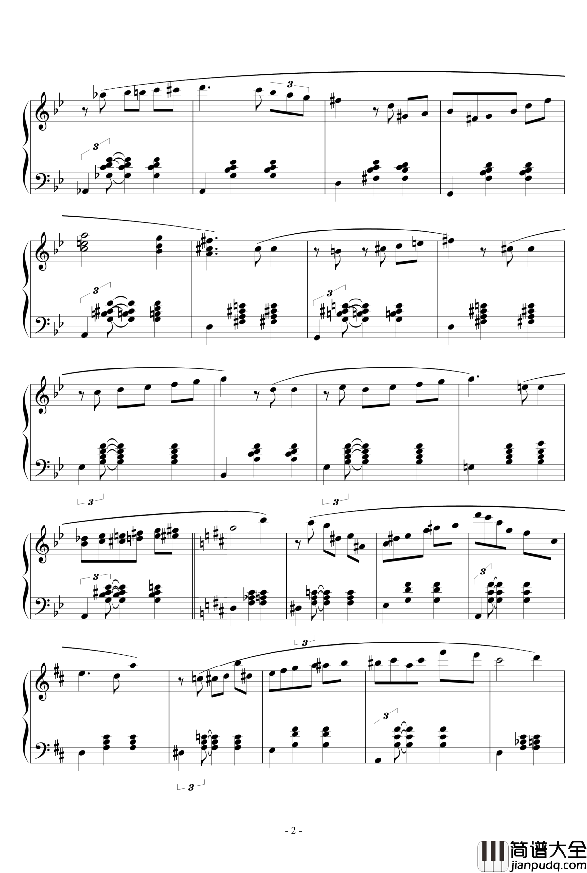 童话组曲02钢琴谱_Something_Nice_thisisit2009a