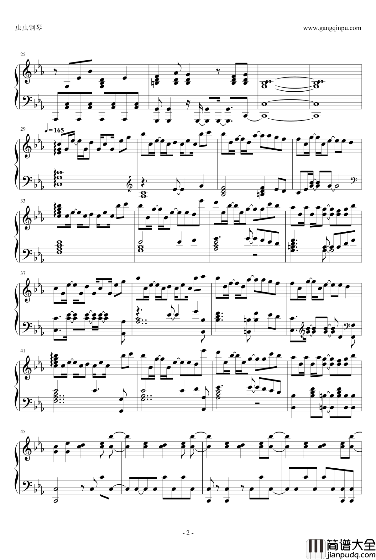 Evans钢琴谱_JUBEAT_触手猴