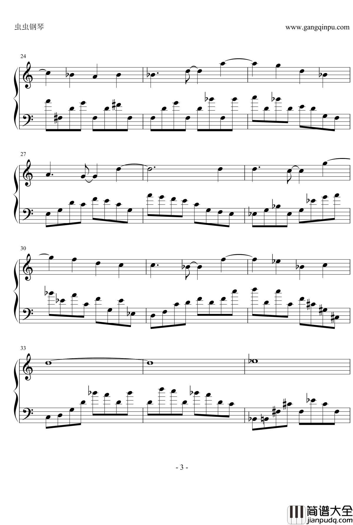 流浪者之歌钢琴谱_重装机兵_门仓聪