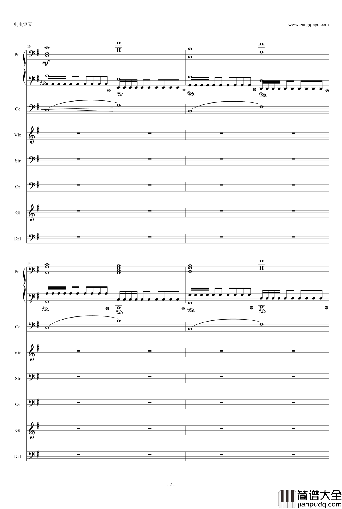 Time钢琴谱_盗梦空间_Hanz_Zimmer