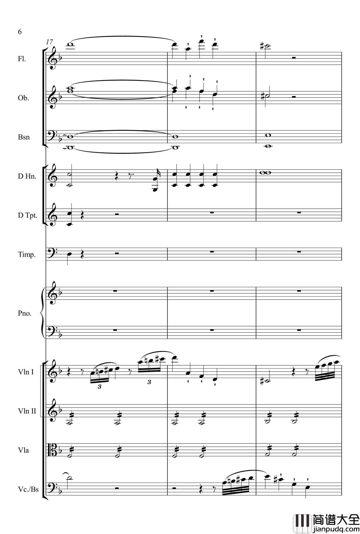 kv466_d小调第20号钢琴协奏曲钢琴谱_莫扎特