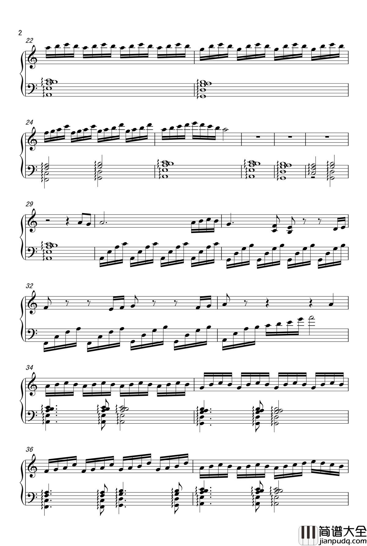 旧城旧事钢琴谱_8272290