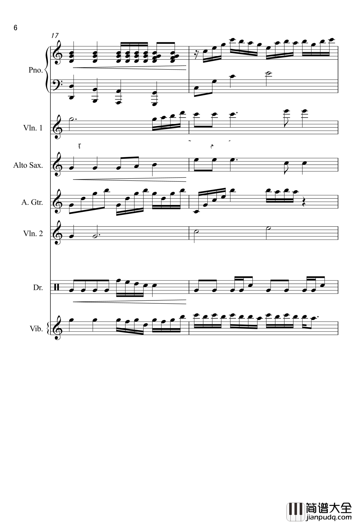 默默钢琴谱_黄文发