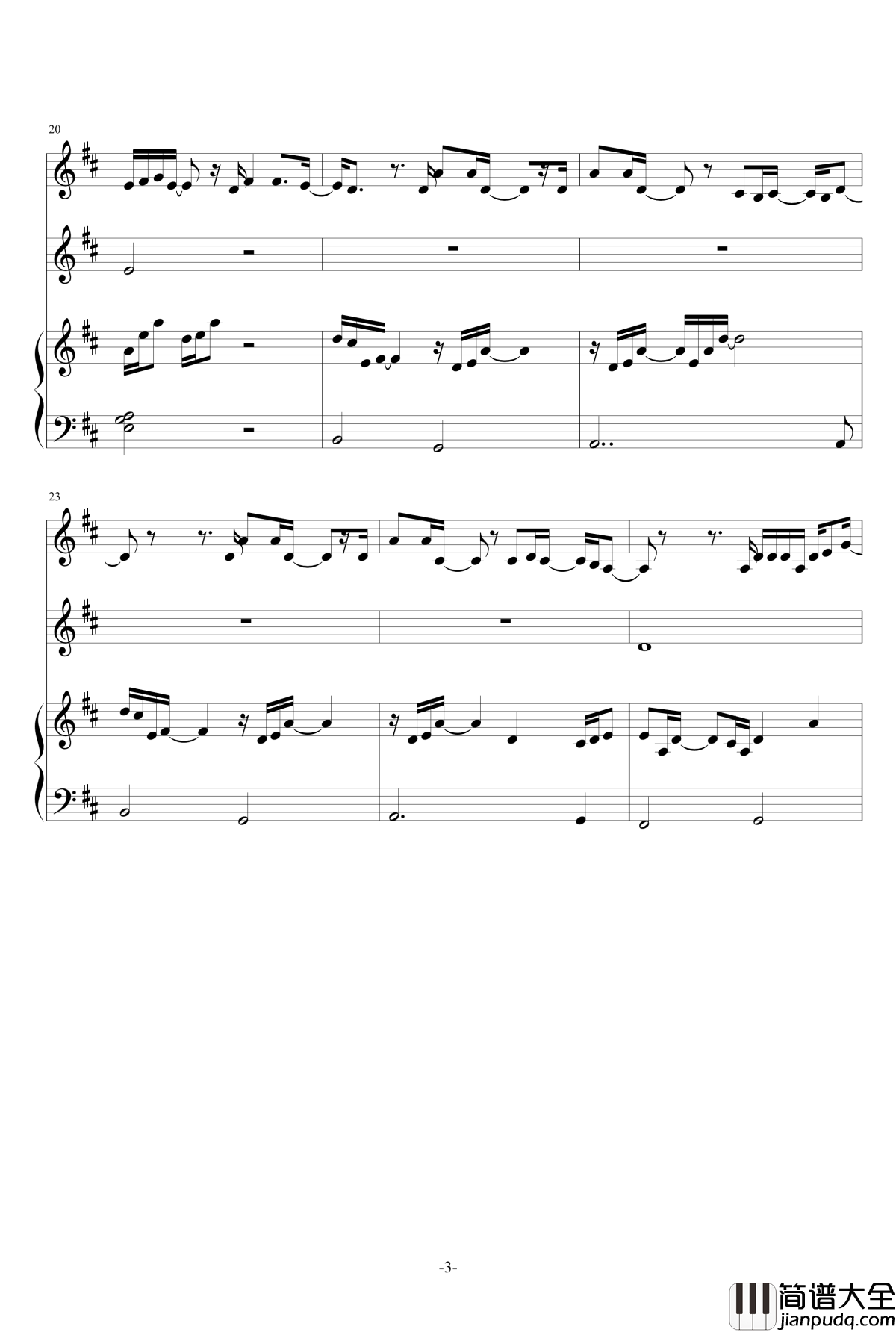 Lonely_Heart钢琴谱_动漫影视