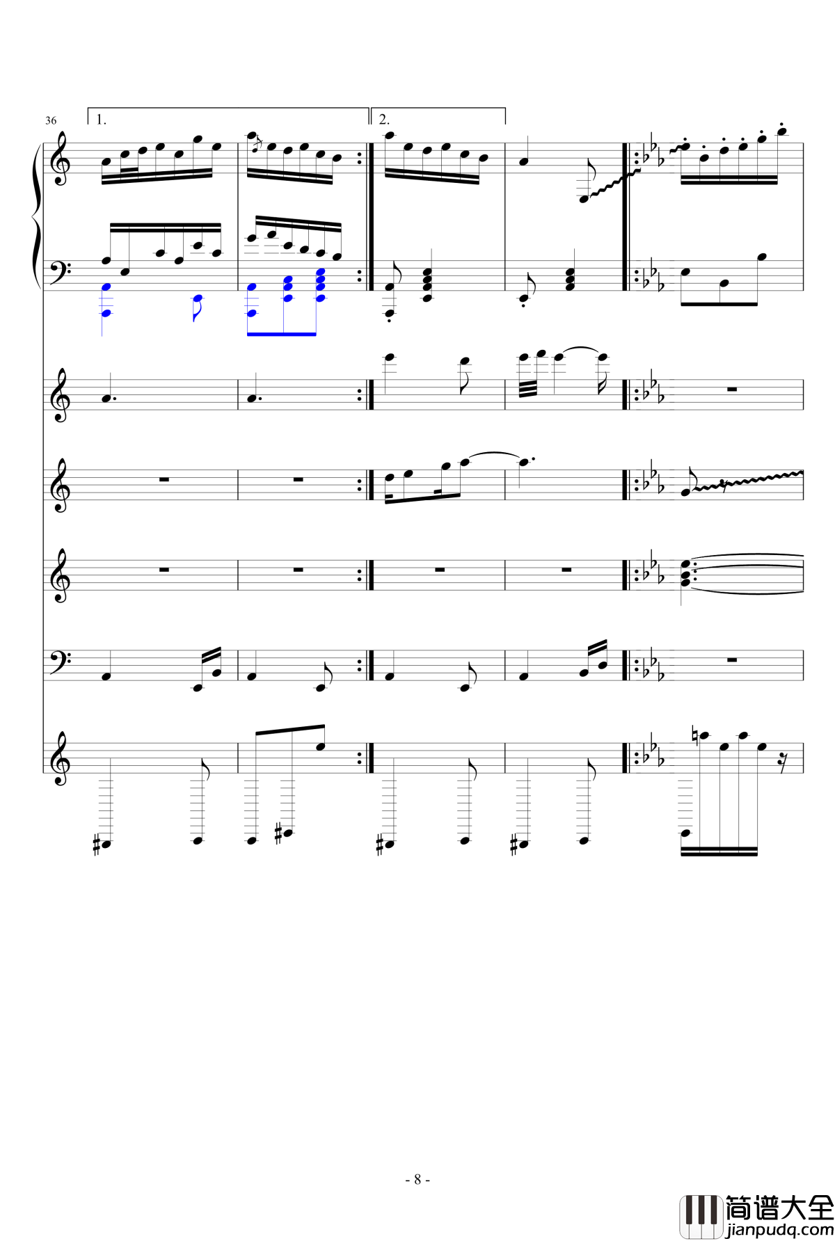 月之六重奏钢琴谱_改_airoad