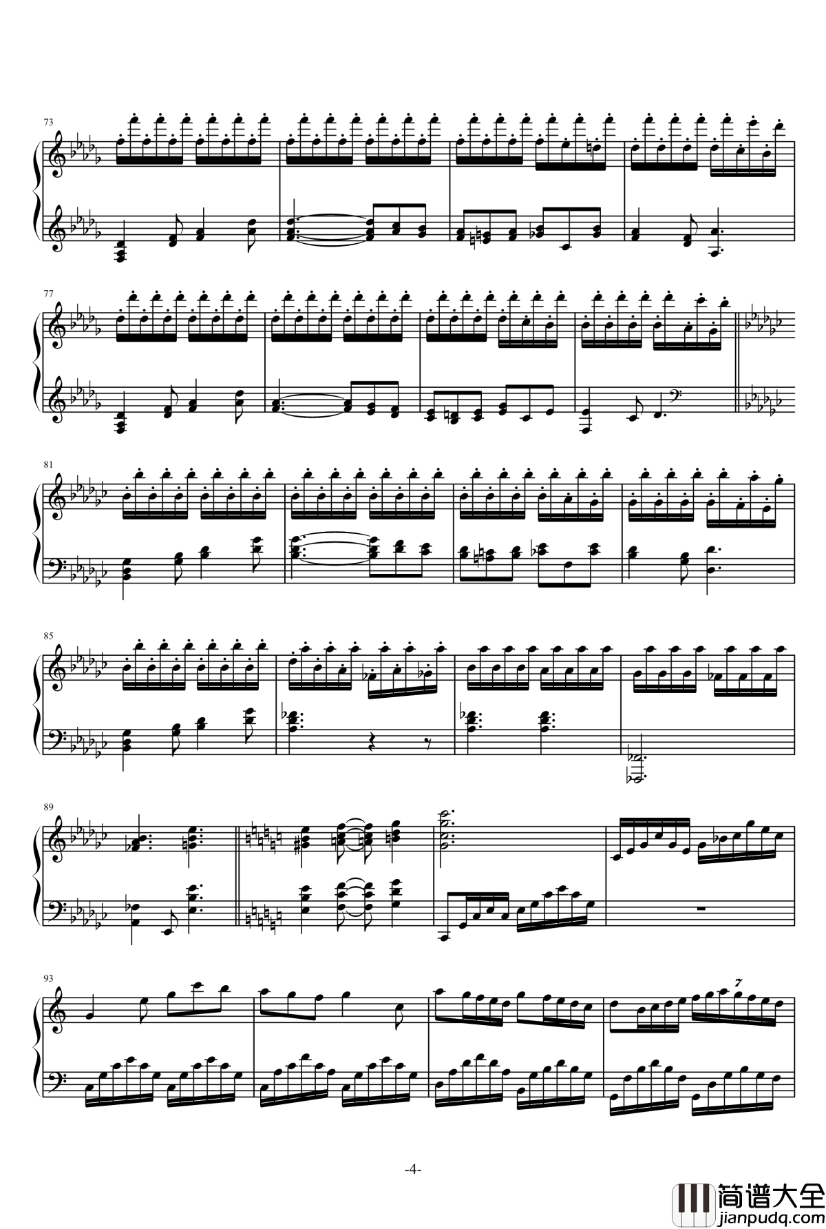 回旋曲钢琴谱_乐之琴