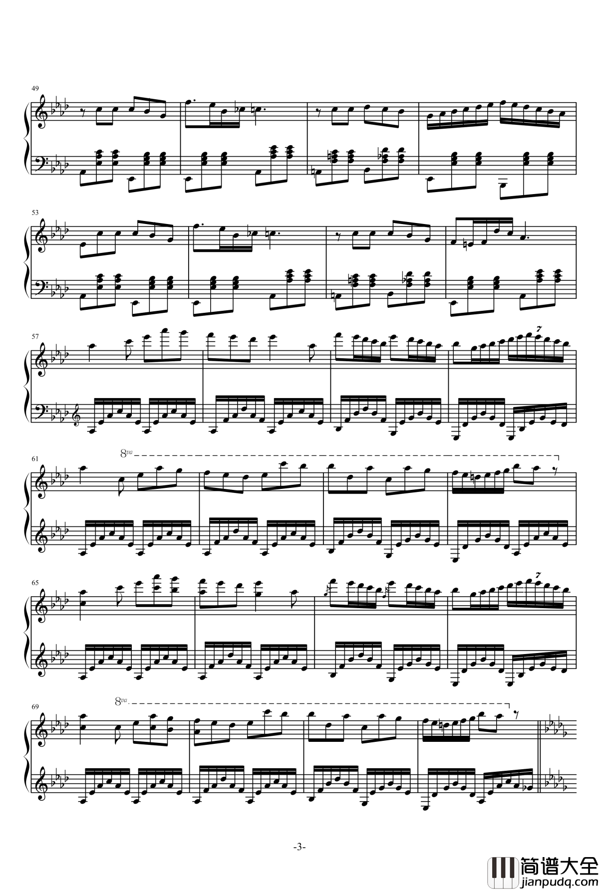 回旋曲钢琴谱_乐之琴