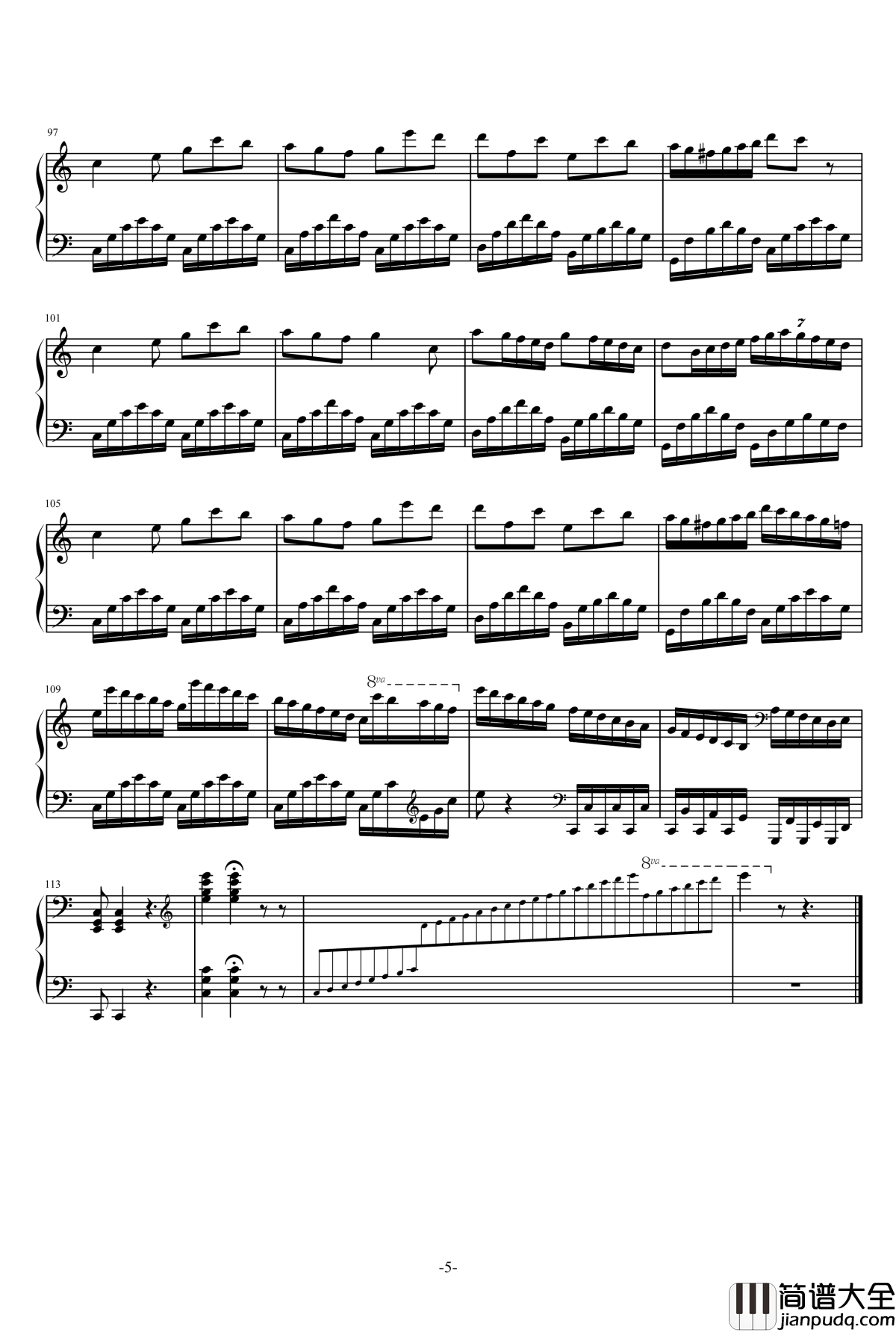 回旋曲钢琴谱_乐之琴