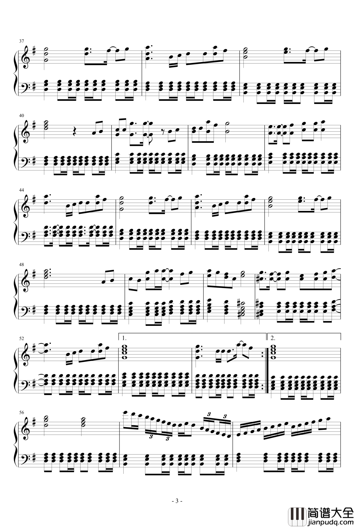 ごめんね、SUMMER钢琴谱_钢琴独奏谱_SKE48