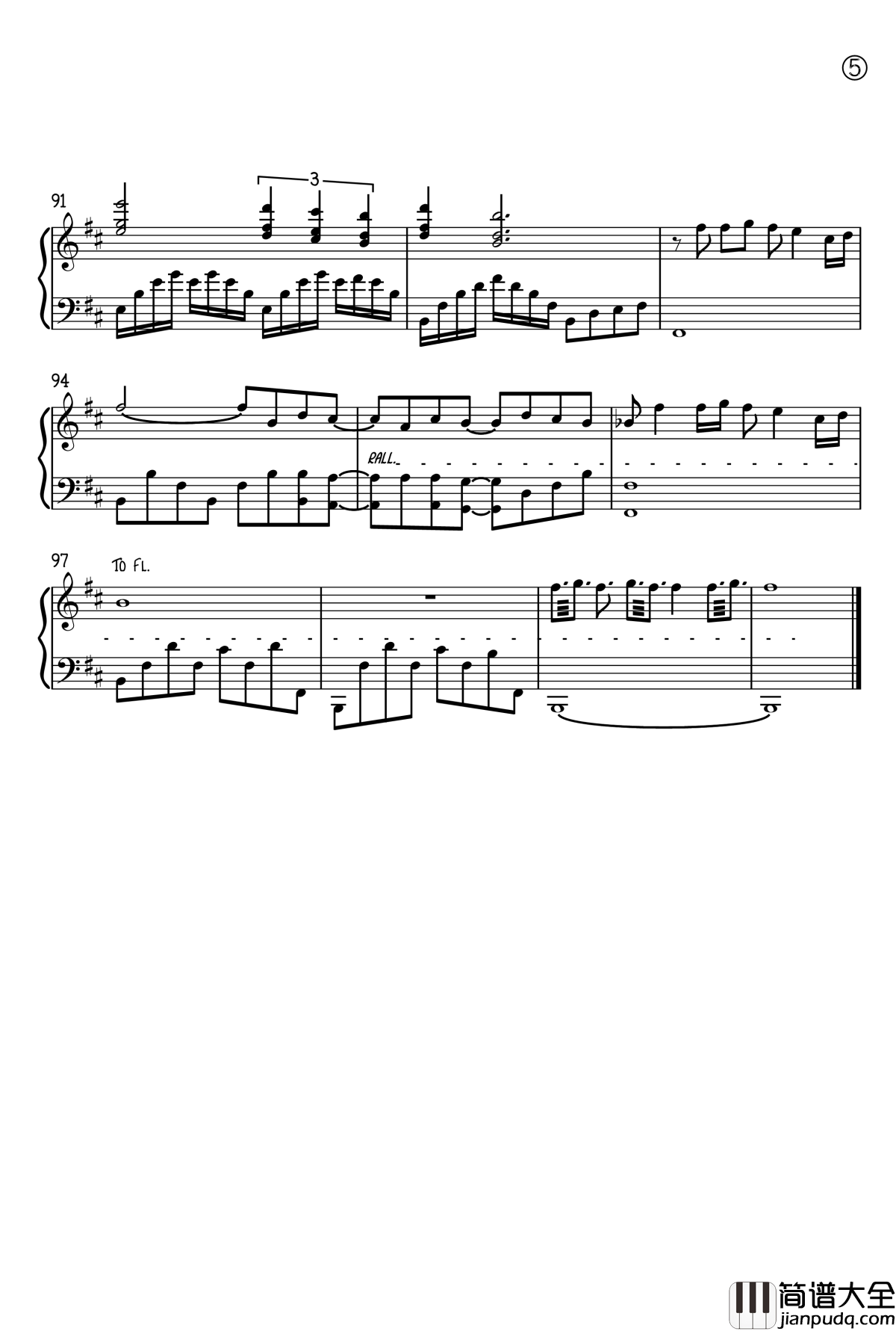 月之影钢琴谱_克莱德曼与斯坦伯格