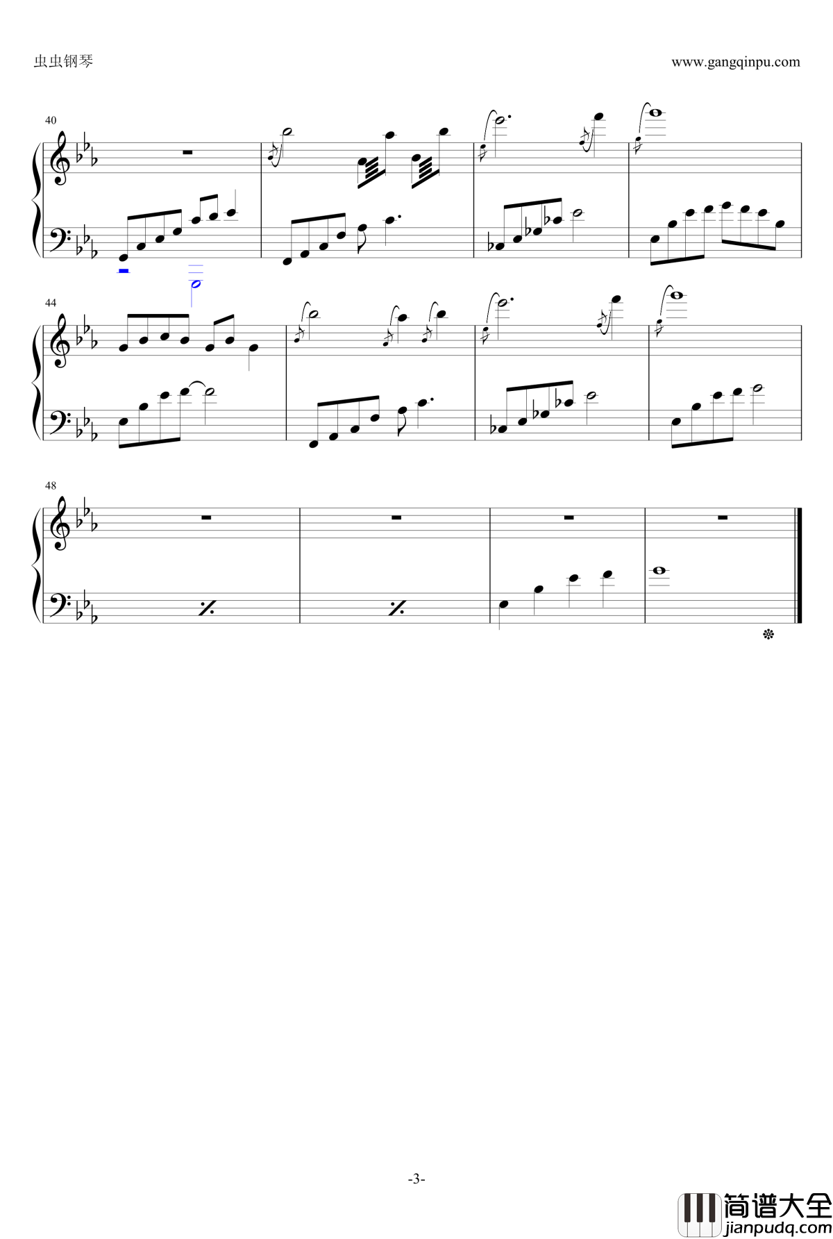 Love_and_All钢琴谱_Isaac_Shepard