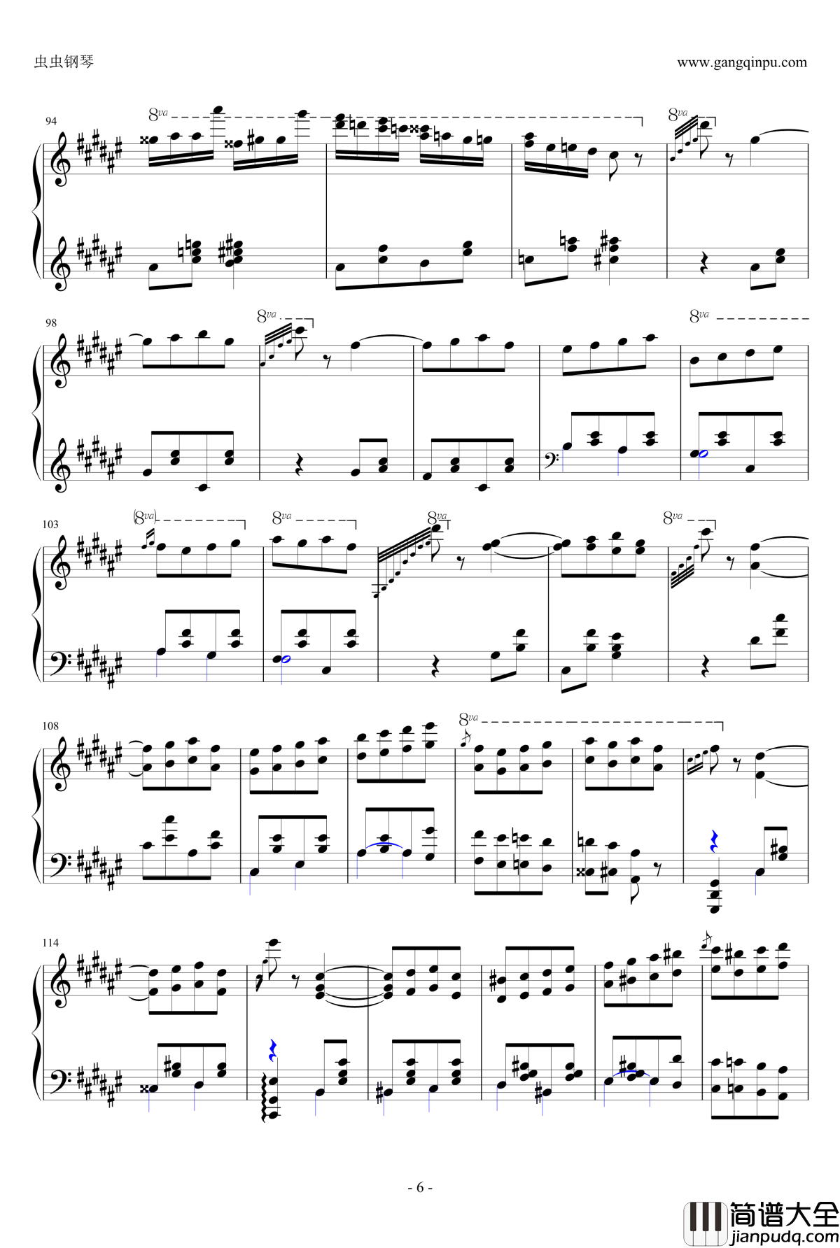 匈牙利狂想曲第二号钢琴谱_霍洛维茨版