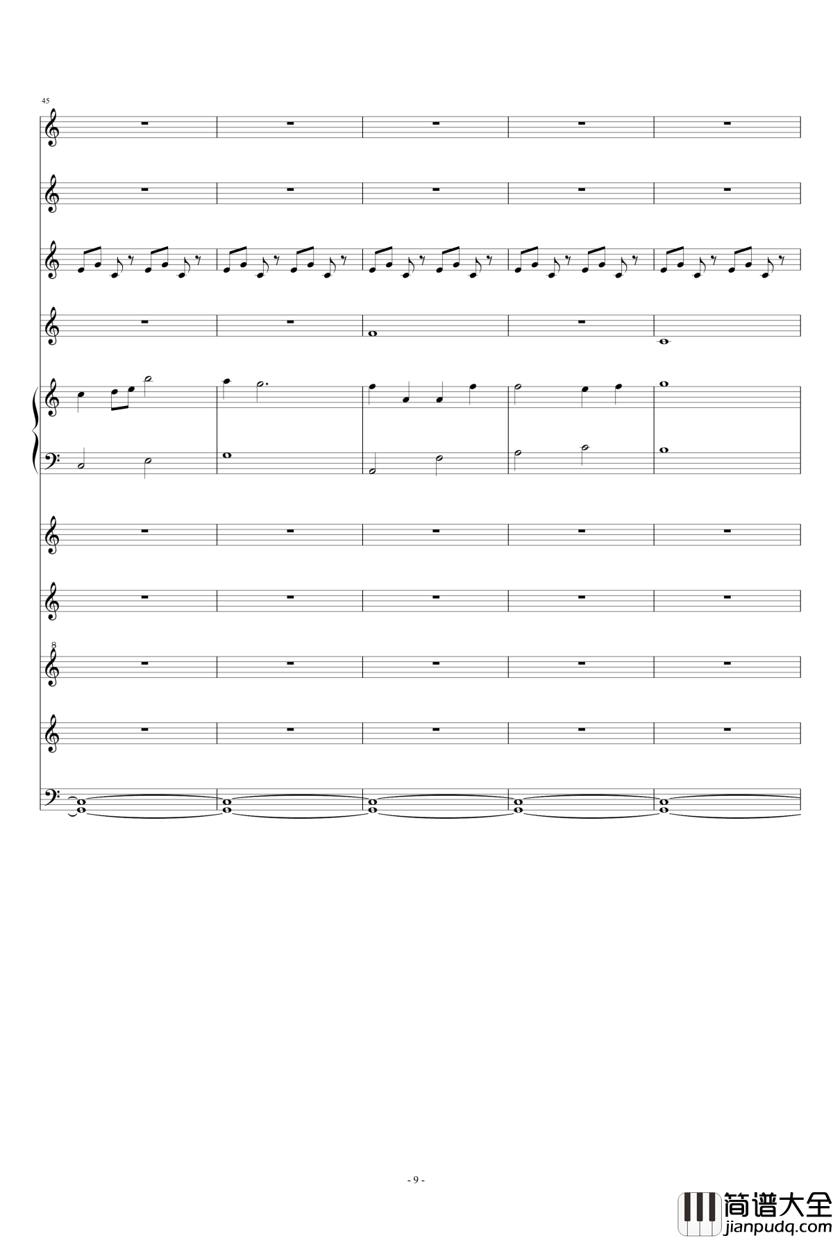 梦里山风钢琴谱_李方略