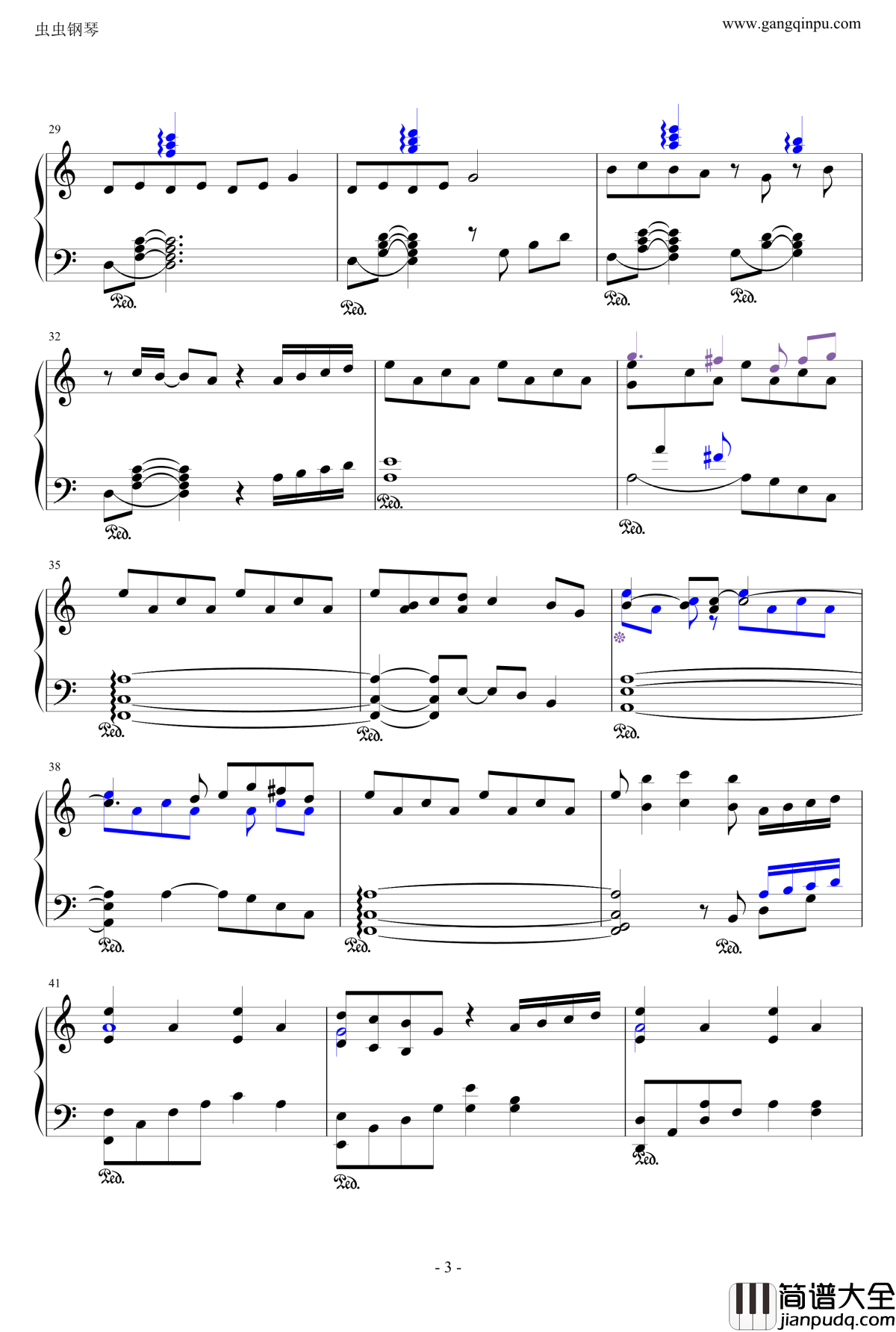 后悔之路钢琴谱_冰之神殿_冒险岛