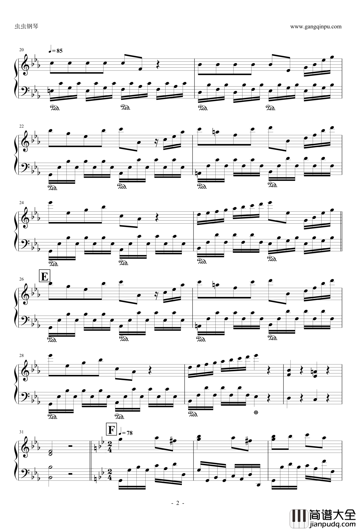 圣诞协奏曲钢琴谱_克莱德曼