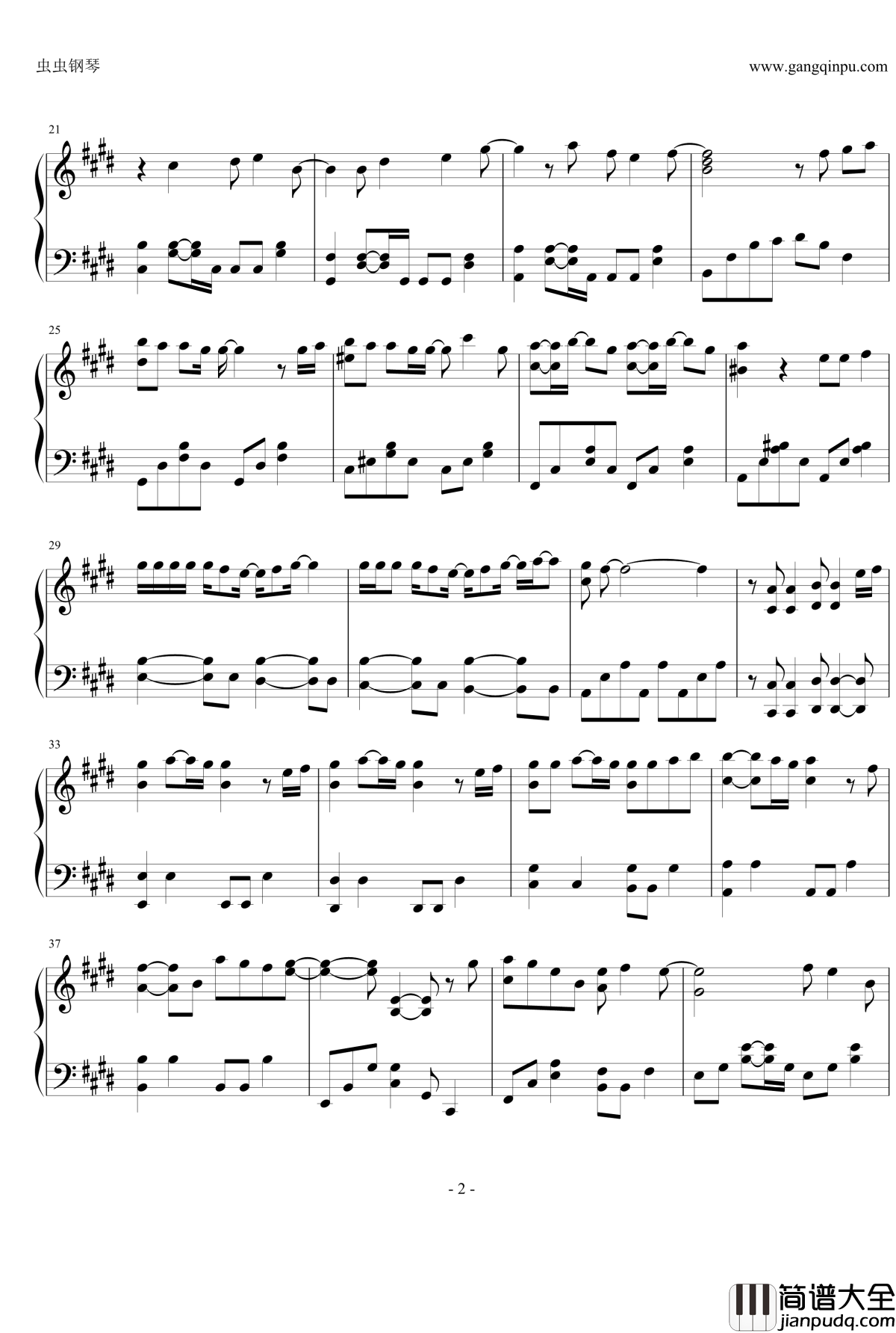 Birthday_wedding钢琴谱_简易版_建议下载另一版本_柏木由纪