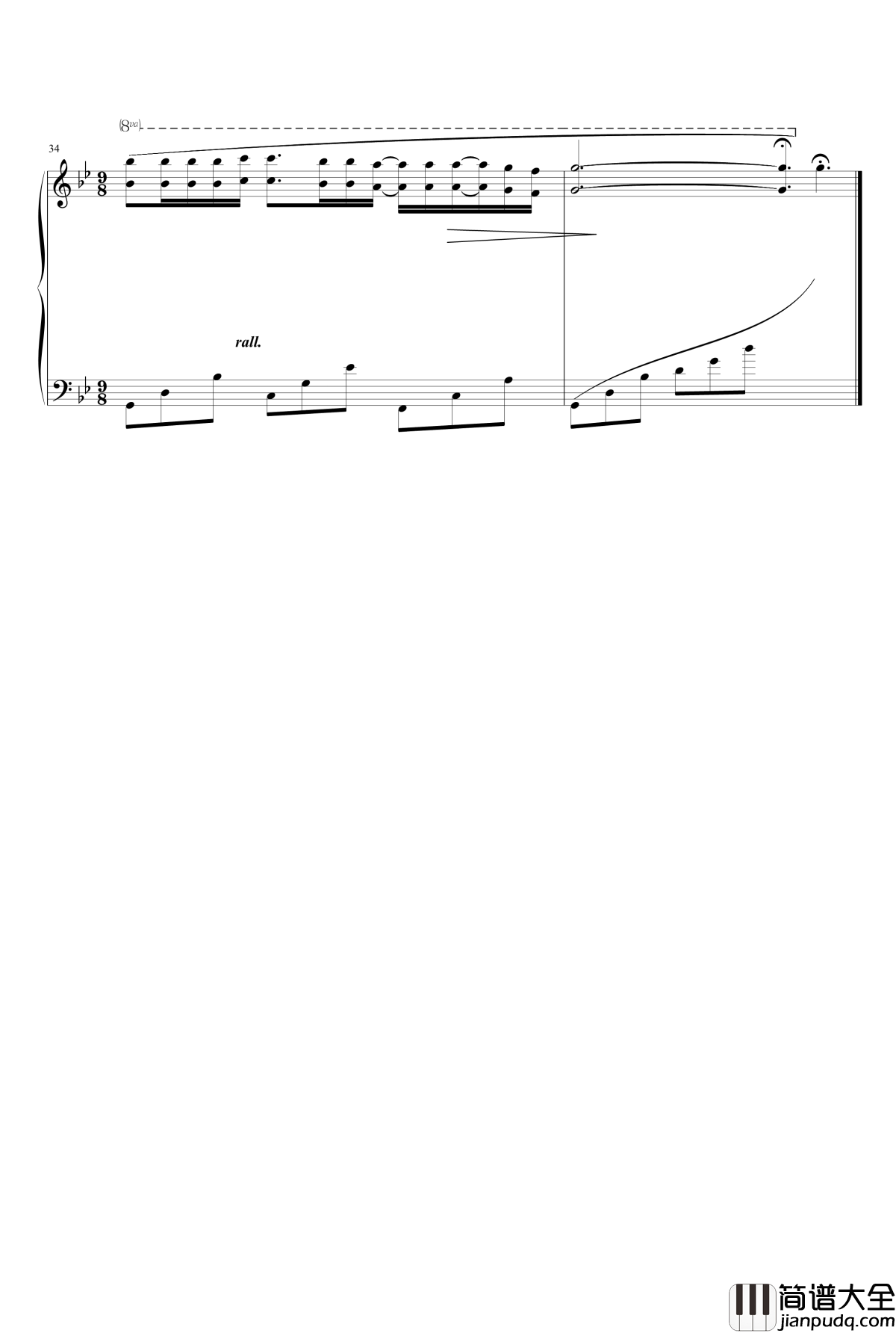 梦中的婚礼钢琴谱_变奏曲_yuge1992