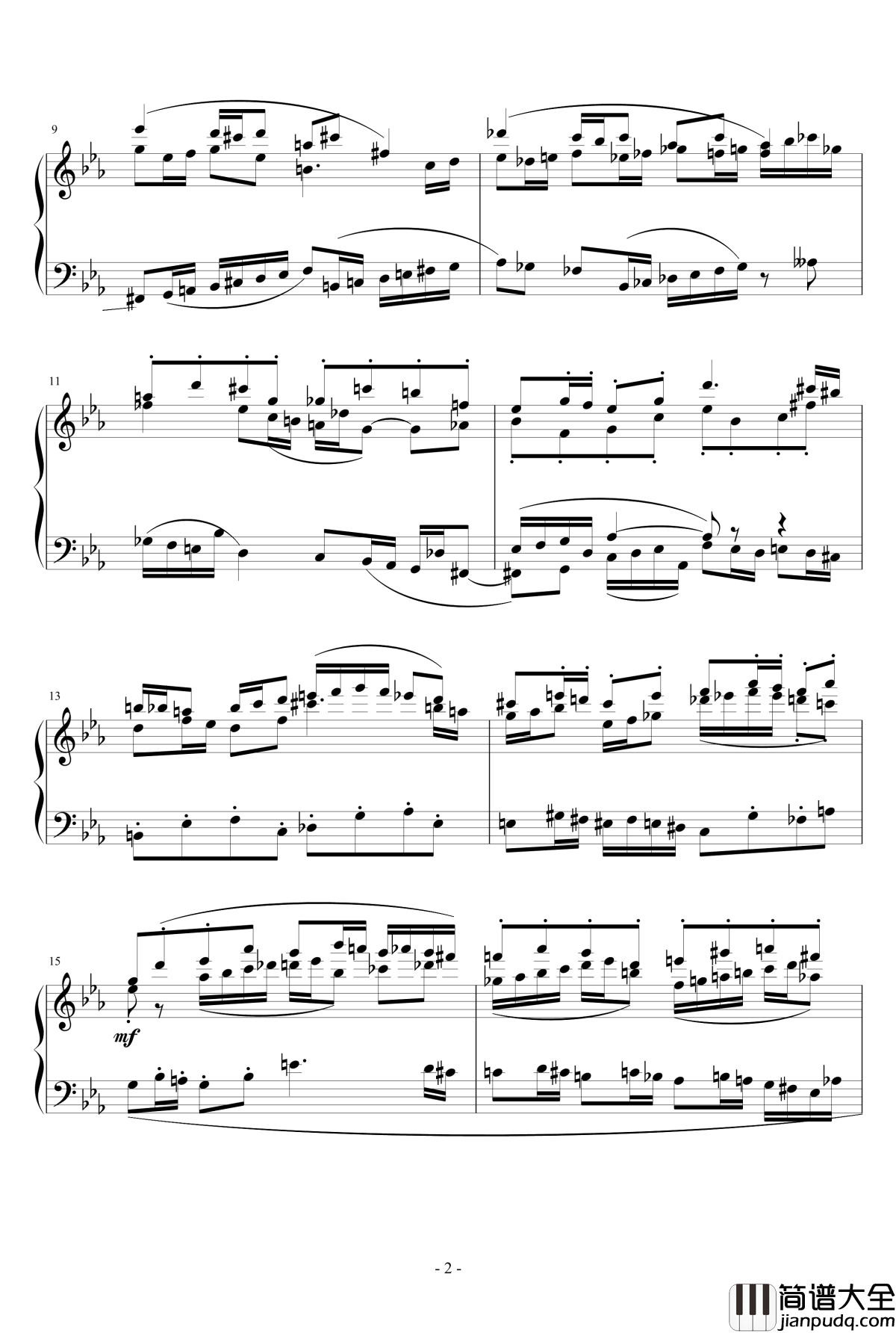 c小调前奏曲与赋格钢琴谱_清代皇帝