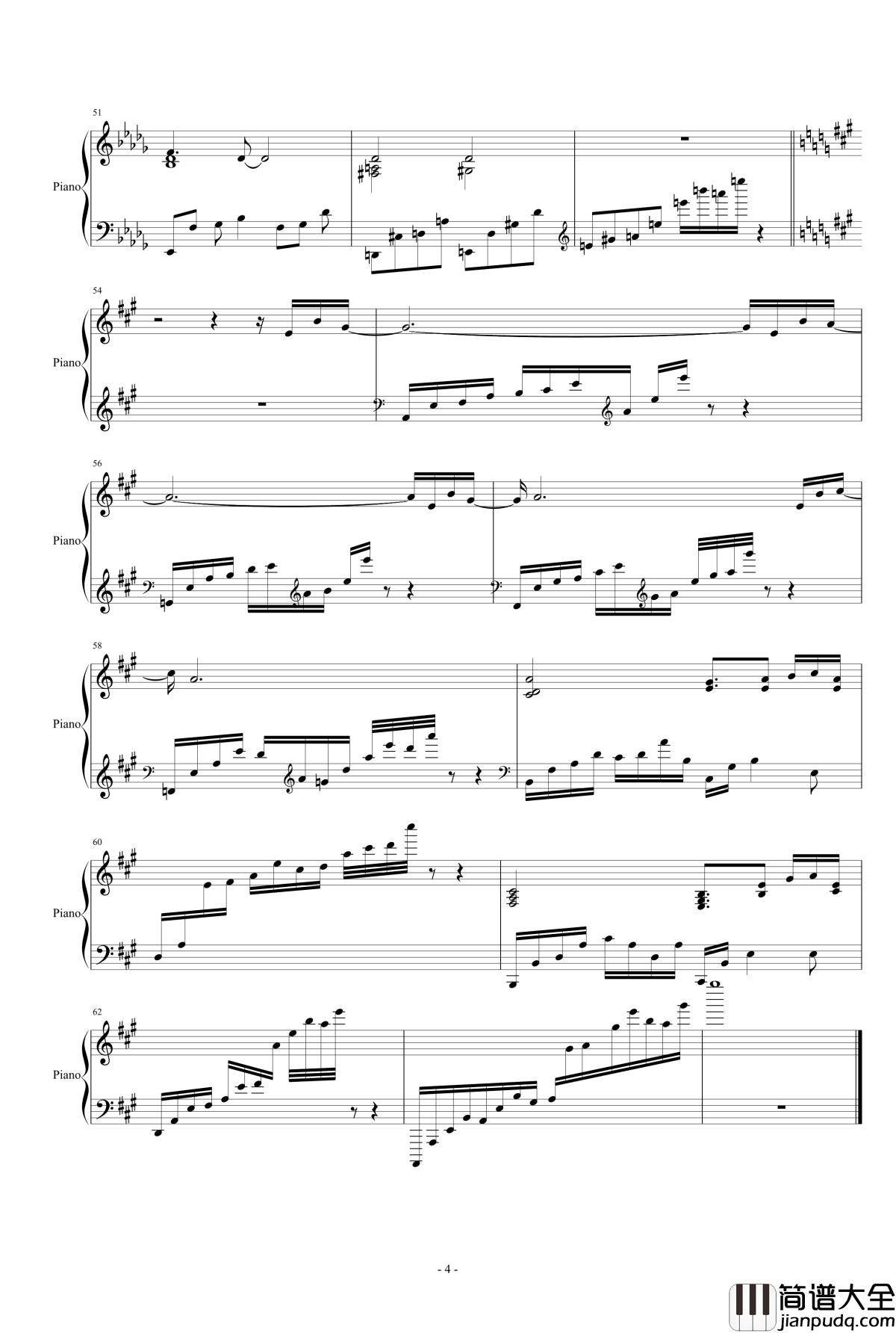 北京印象钢琴谱_黑暗破坏神扎基