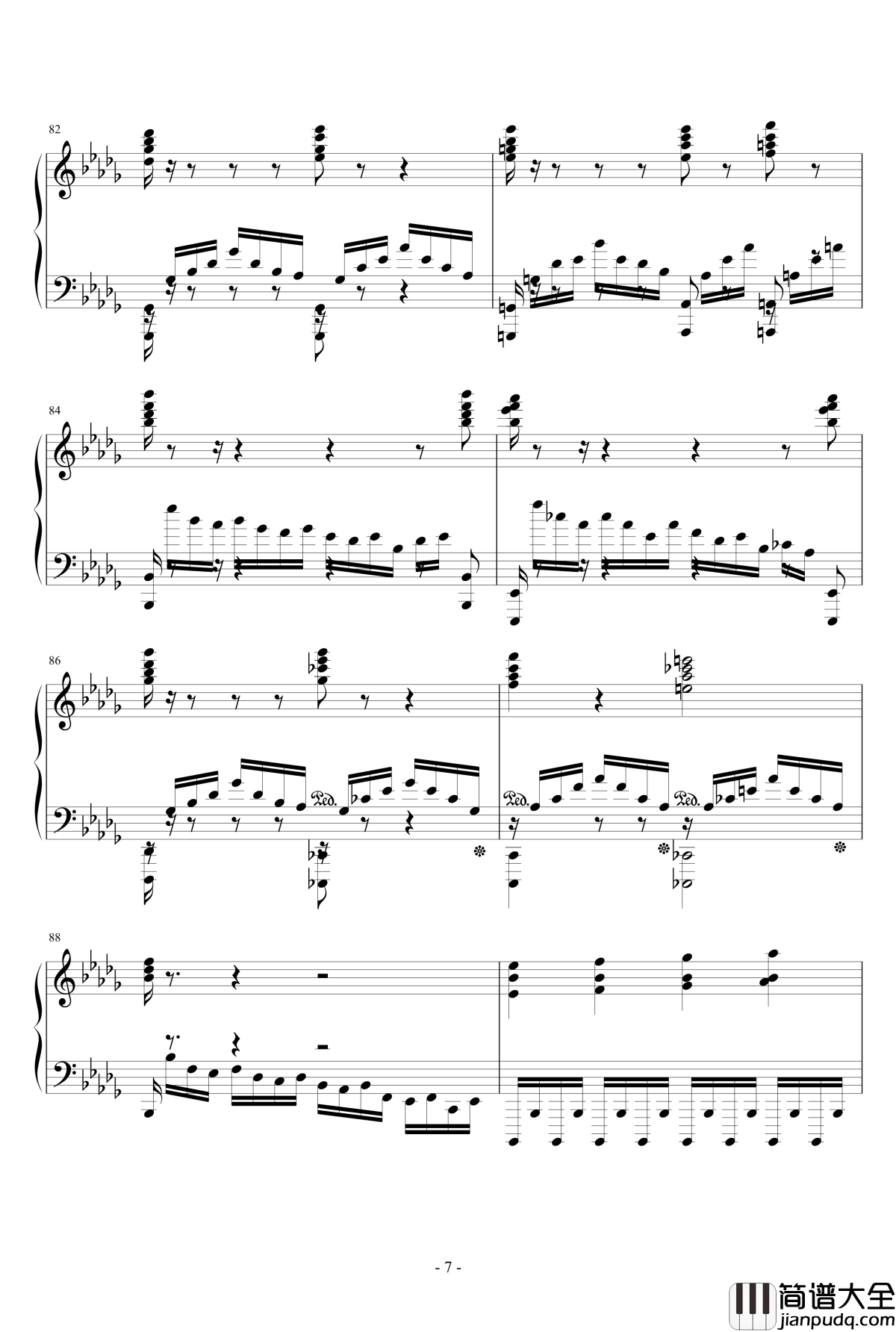 雷雨钢琴谱_hardy419