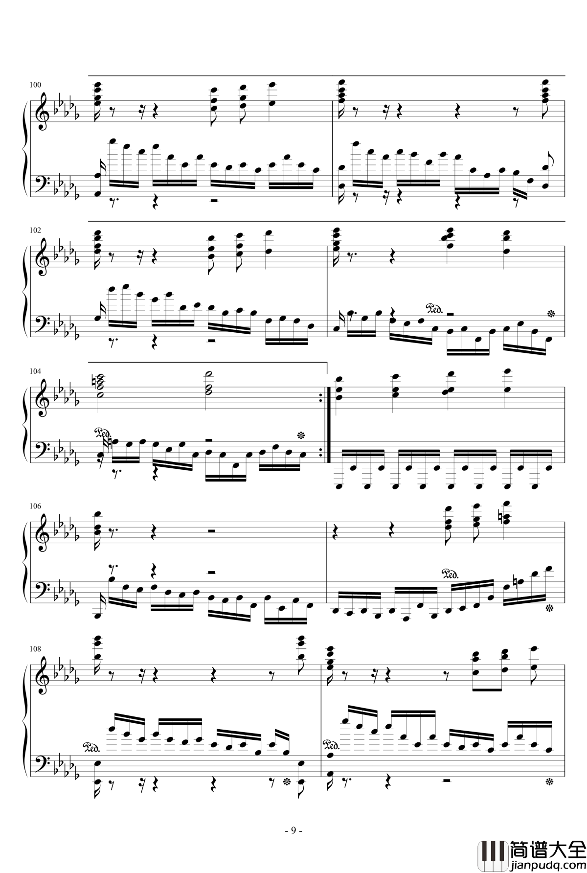 雷雨钢琴谱_hardy419